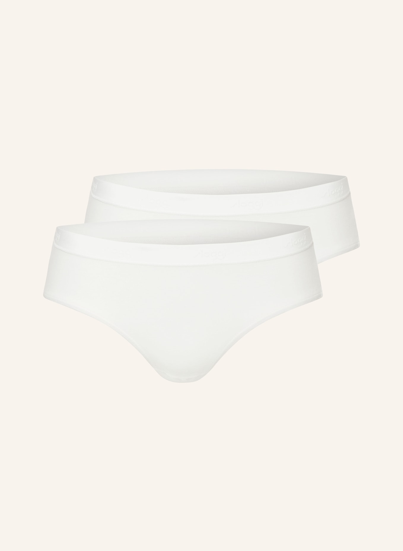 sloggi 2er-Pack Panties GO CASUAL, Farbe: WEISS (Bild 1)