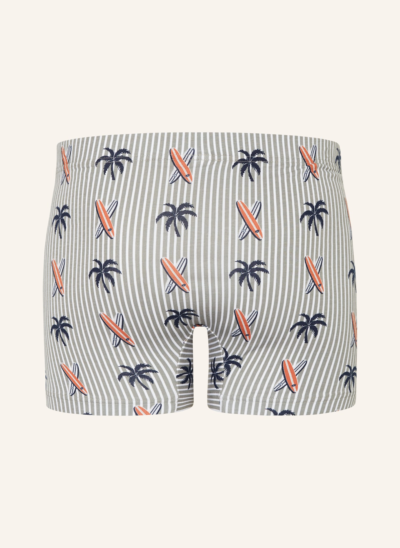 mey Boxer shorts series PALM TREE, Color: GREEN/ WHITE/ DARK BLUE (Image 2)