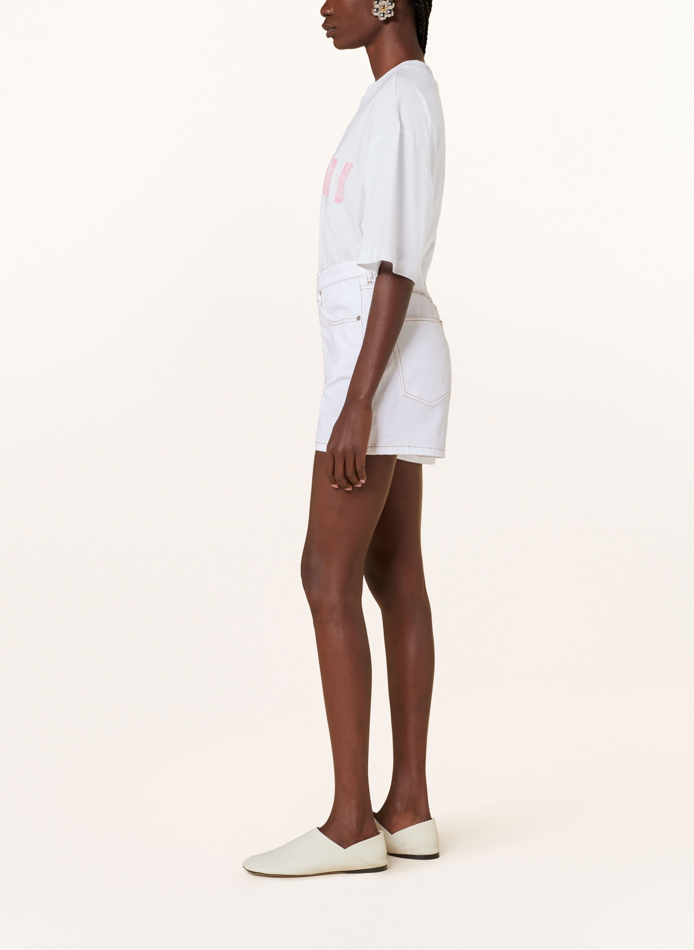 MARNI Shorts, Color: ECRU (Image 4)