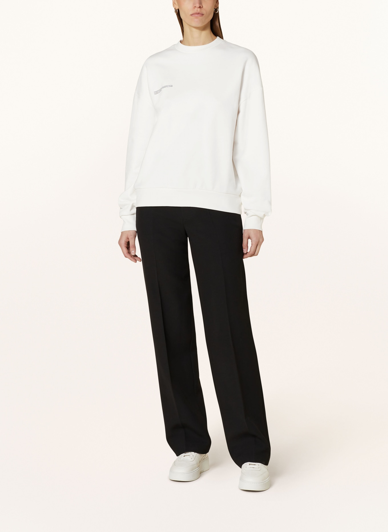 PANGAIA Sweatshirt, Color: WHITE (Image 2)