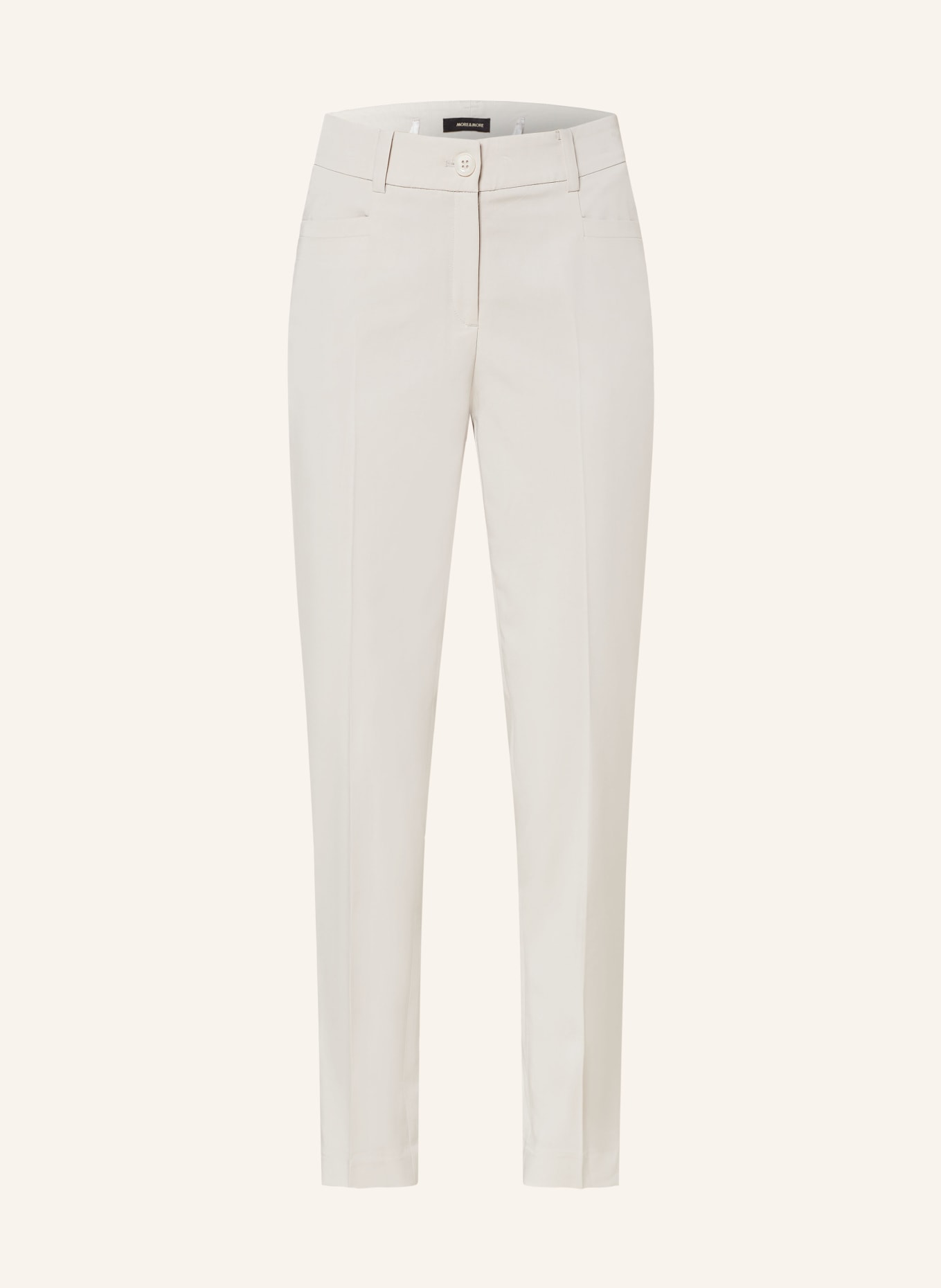 MORE & MORE Trousers HEDY, Color: LIGHT BROWN (Image 1)