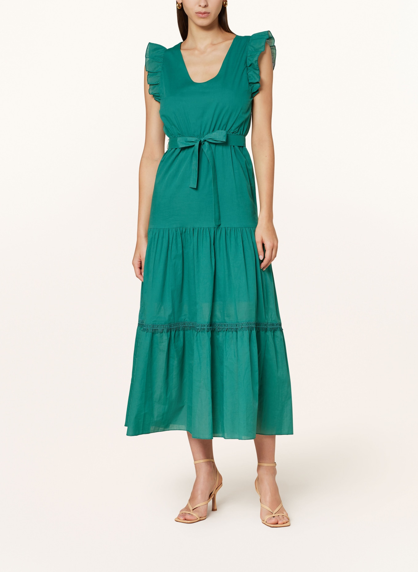 MORE & MORE Dress, Color: GREEN (Image 2)