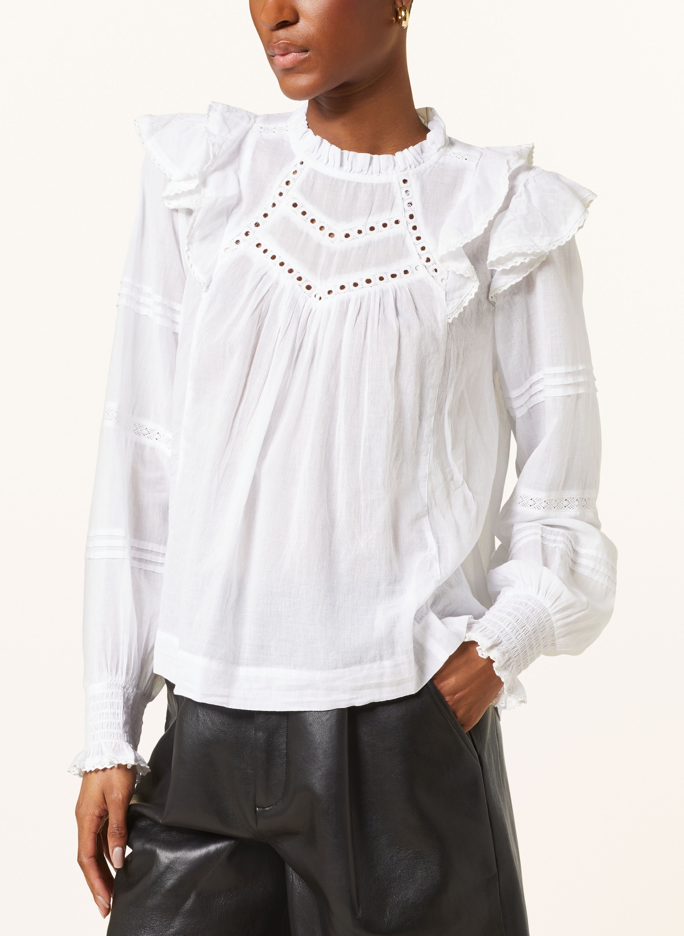 NEO NOIR Shirt blouse SIMKIE, Color: WHITE (Image 5)