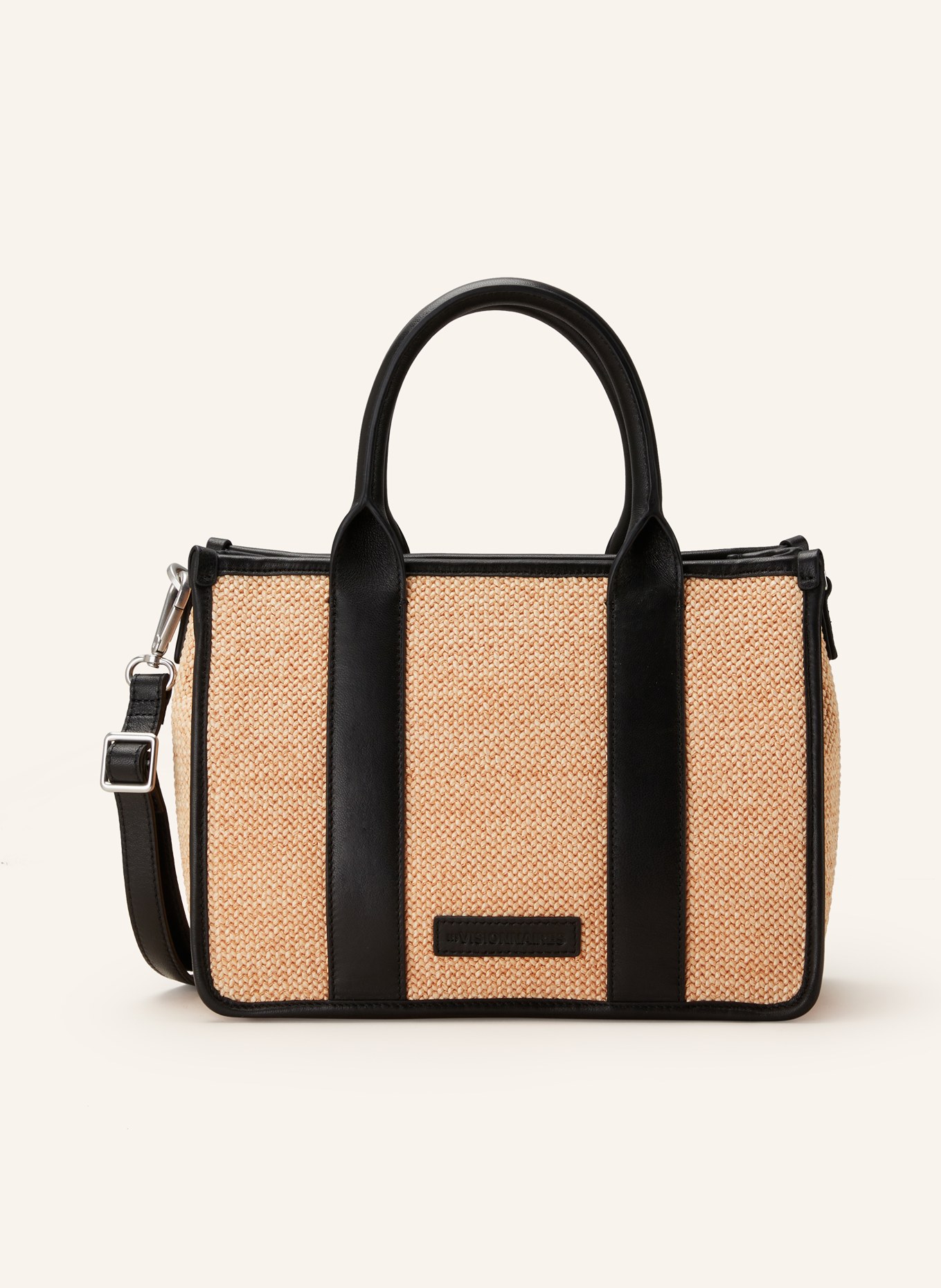 LES VISIONNAIRES Handbag LENA, Color: CREAM/ BLACK (Image 1)