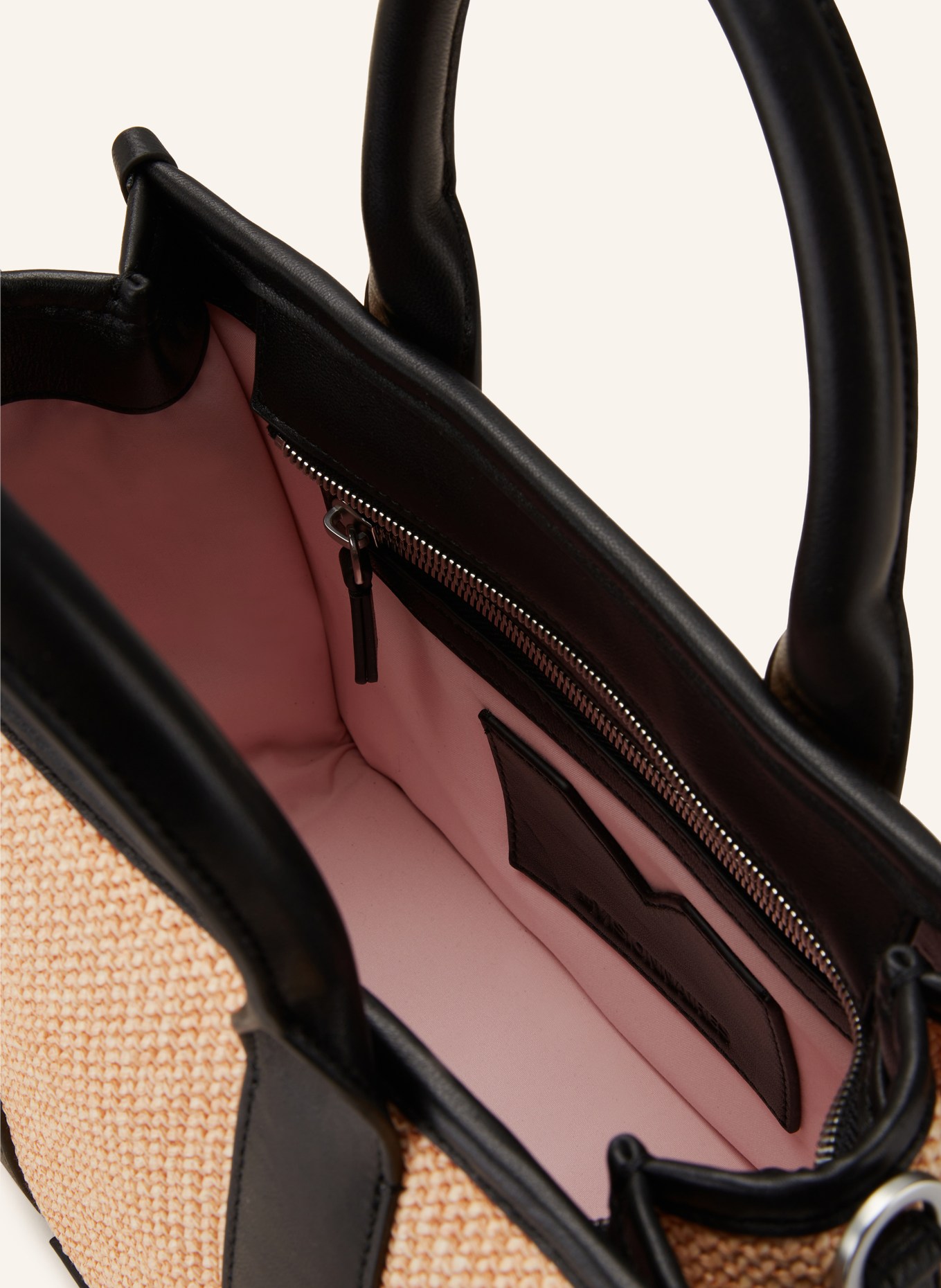 LES VISIONNAIRES Handbag LENA, Color: CREAM/ BLACK (Image 3)