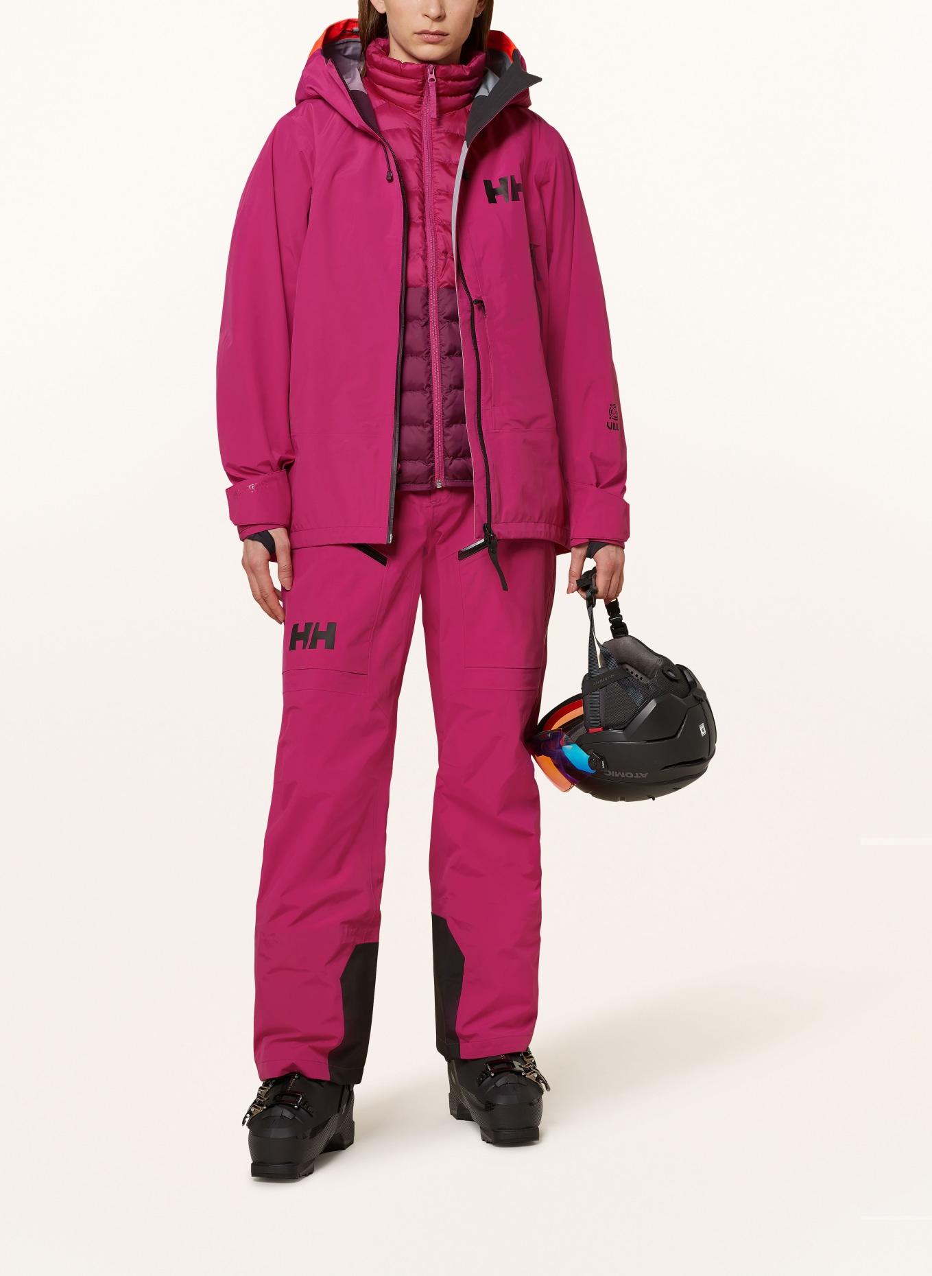 HELLY HANSEN Spodnie narciarskie: 663 MAGENTA 2.0