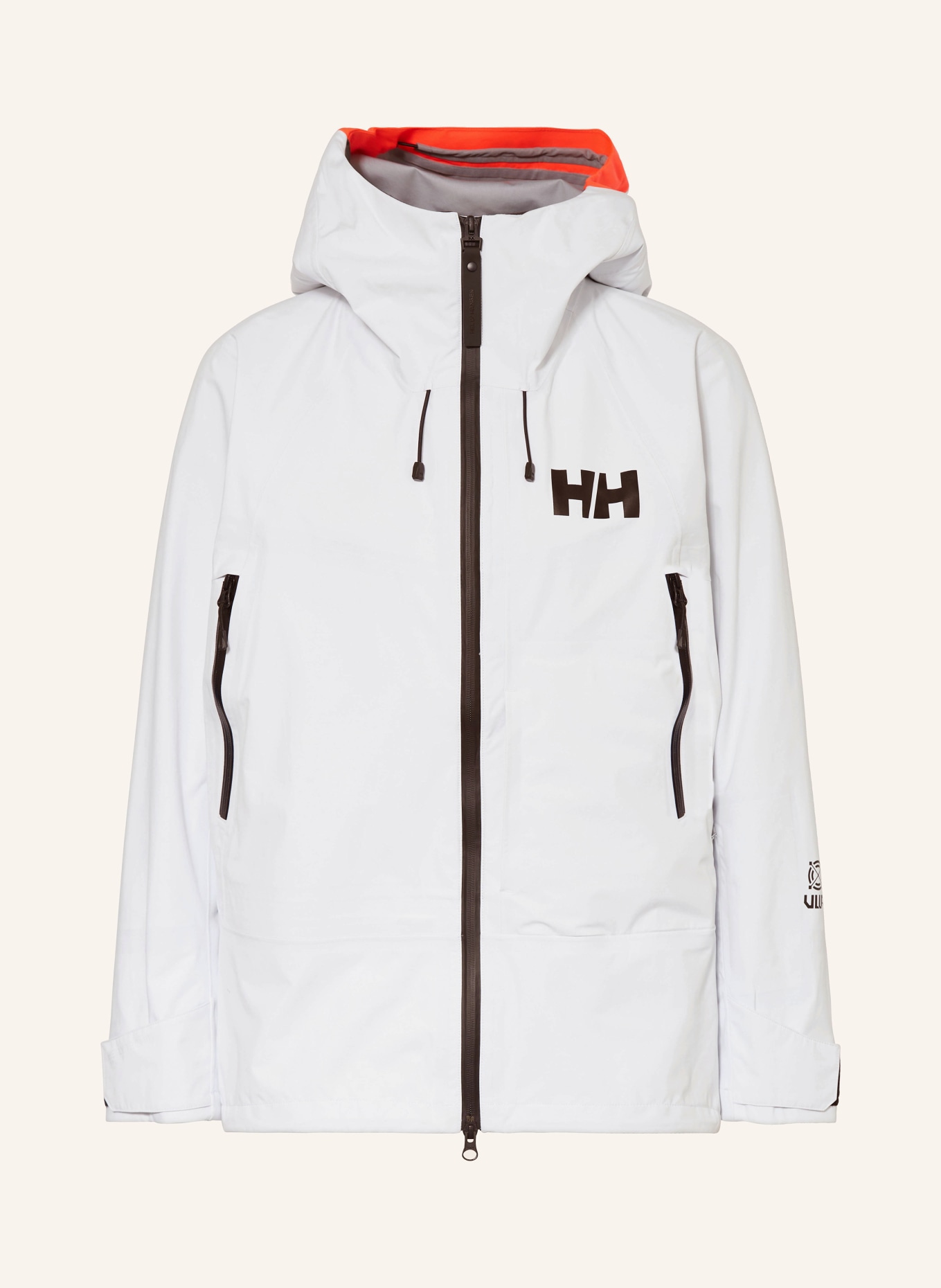 White helly hansen ski jacket top