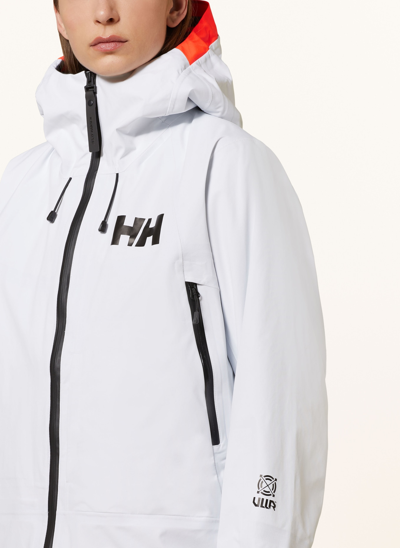 Helly hansen white ski jacket online