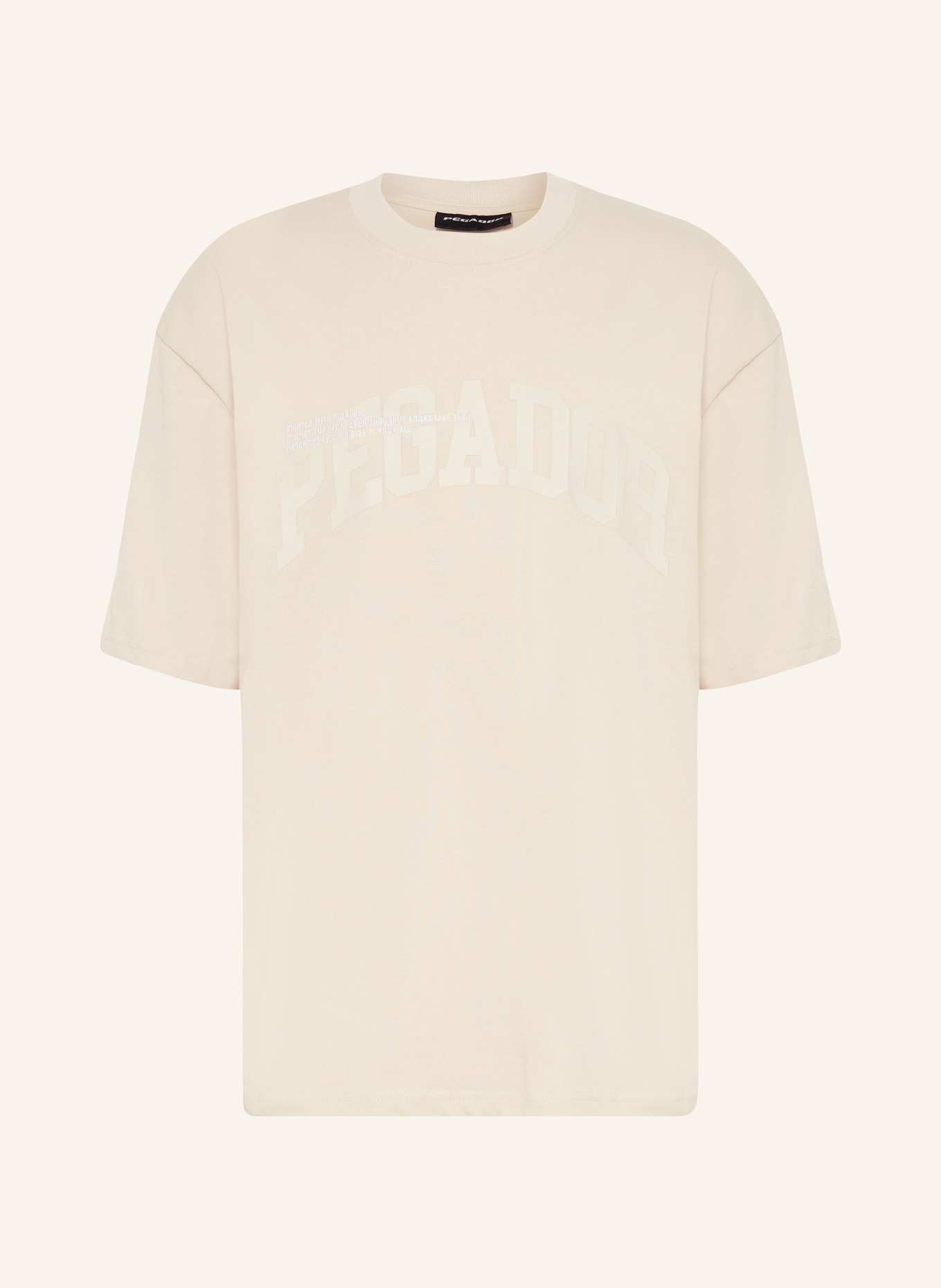 PEGADOR T-Shirt GILFORD, Farbe: BEIGE (Bild 1)