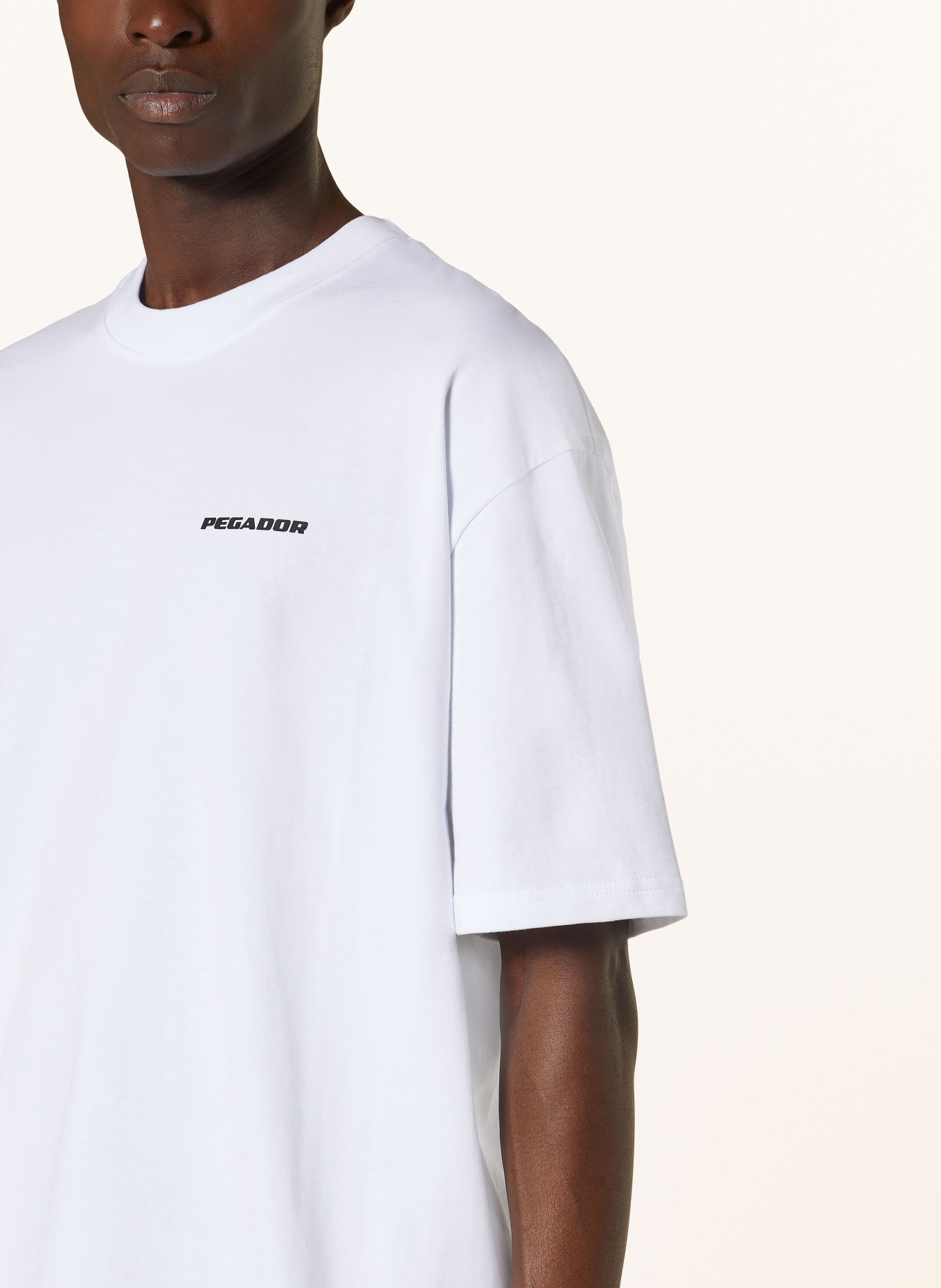 PEGADOR Oversized shirt, Color: WHITE (Image 4)
