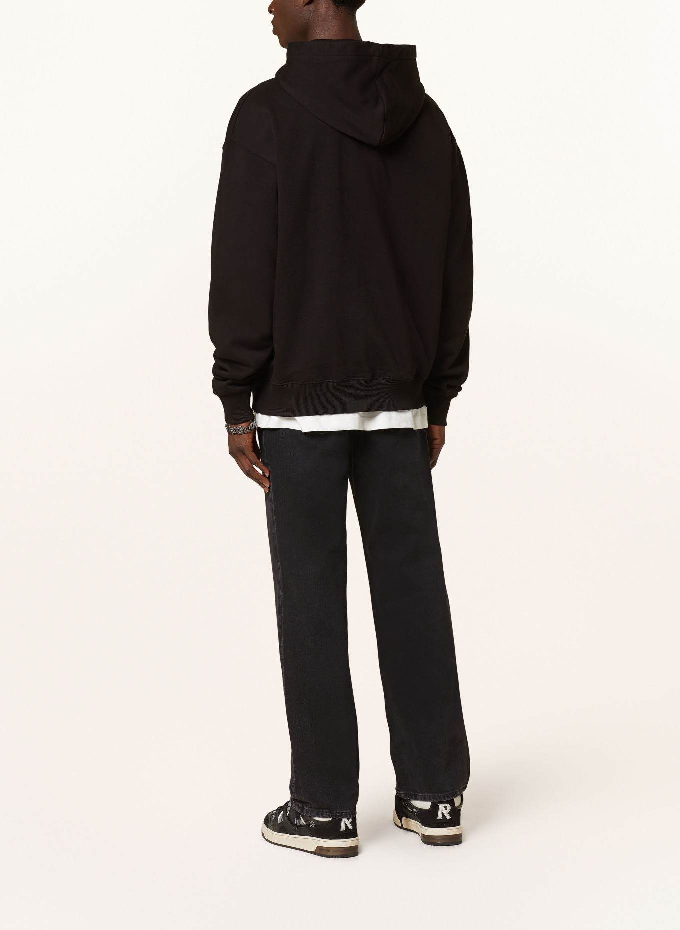 PEGADOR Oversized hoodie GILFORD, Color: BLACK (Image 3)