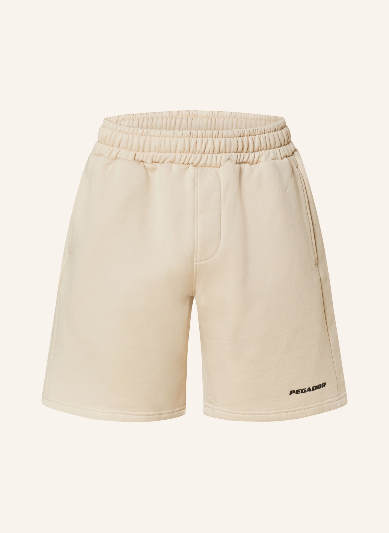 PEGADOR Sweat shorts, Color: BEIGE (Image 1)