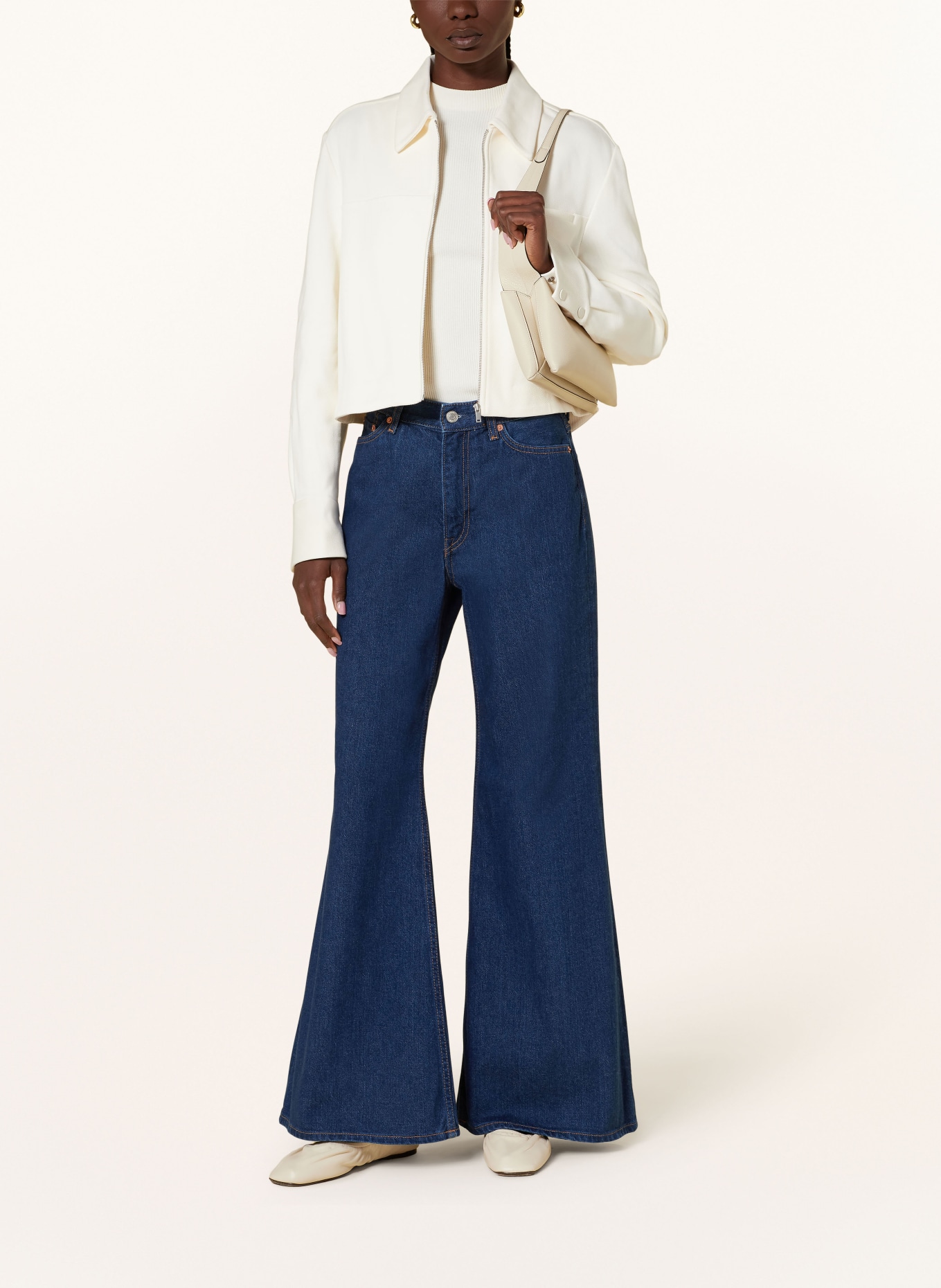 COS Flared jeans, Color: 002 BLUE (Image 2)