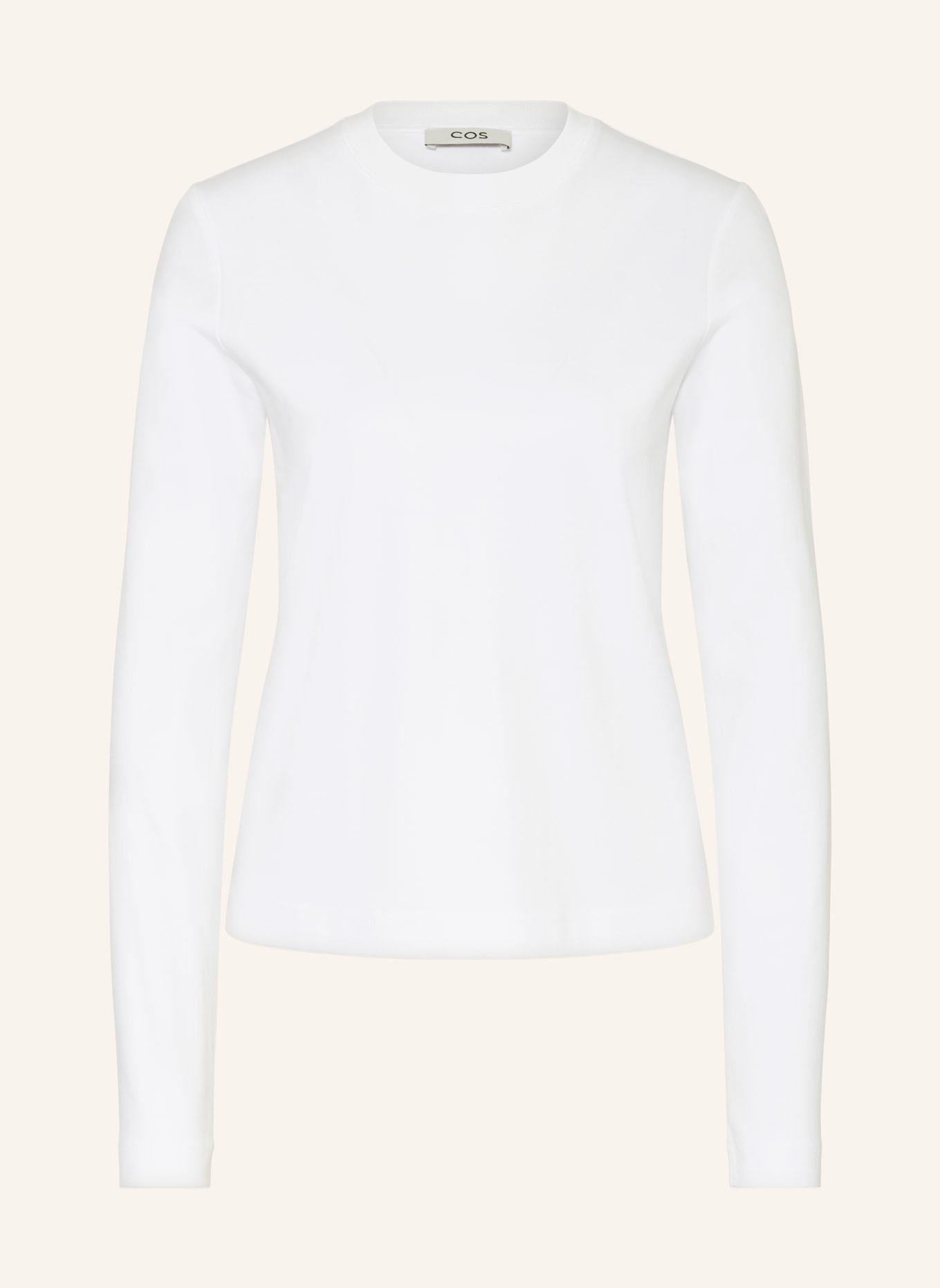 COS Cropped shirt, Color: CREAM (Image 1)