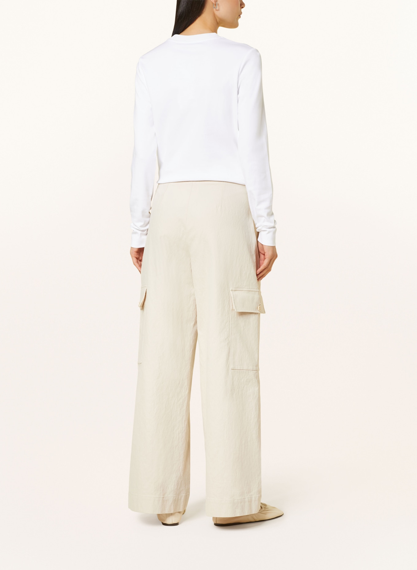 COS Cropped shirt, Color: CREAM (Image 3)