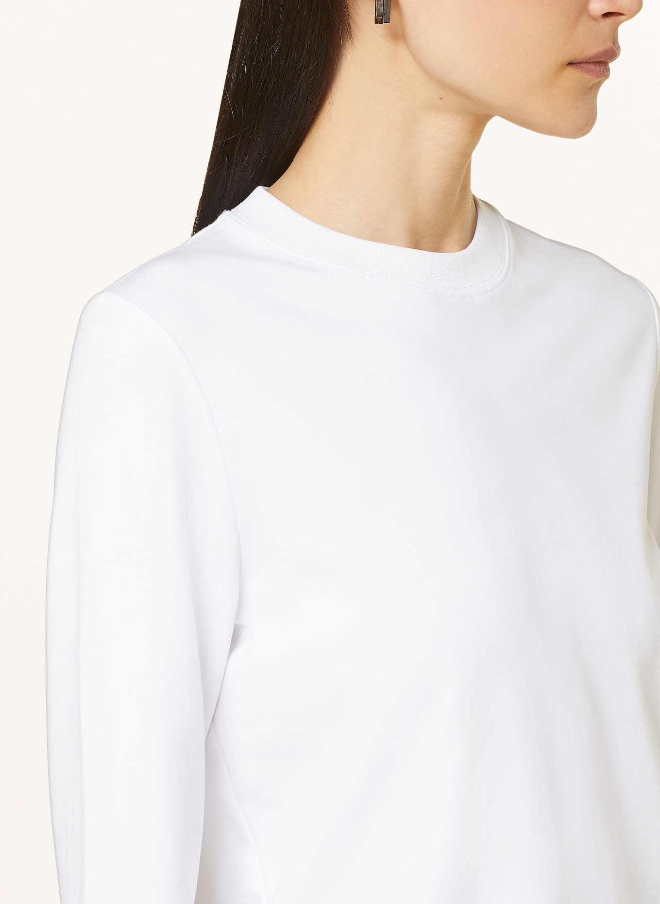 COS Cropped shirt, Color: CREAM (Image 4)