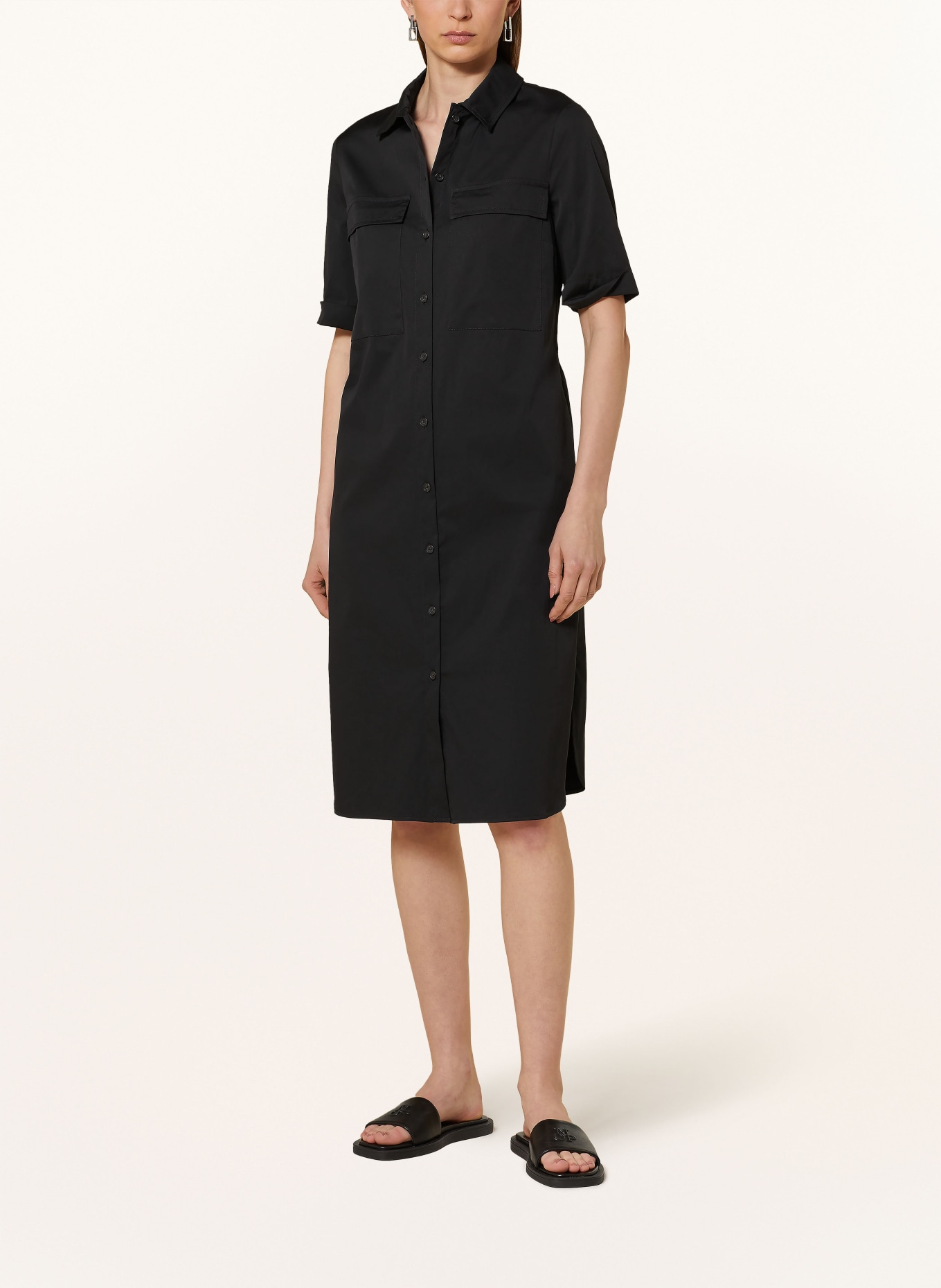 ROBE LÉGÈRE Shirt dress, Color: BLACK (Image 2)