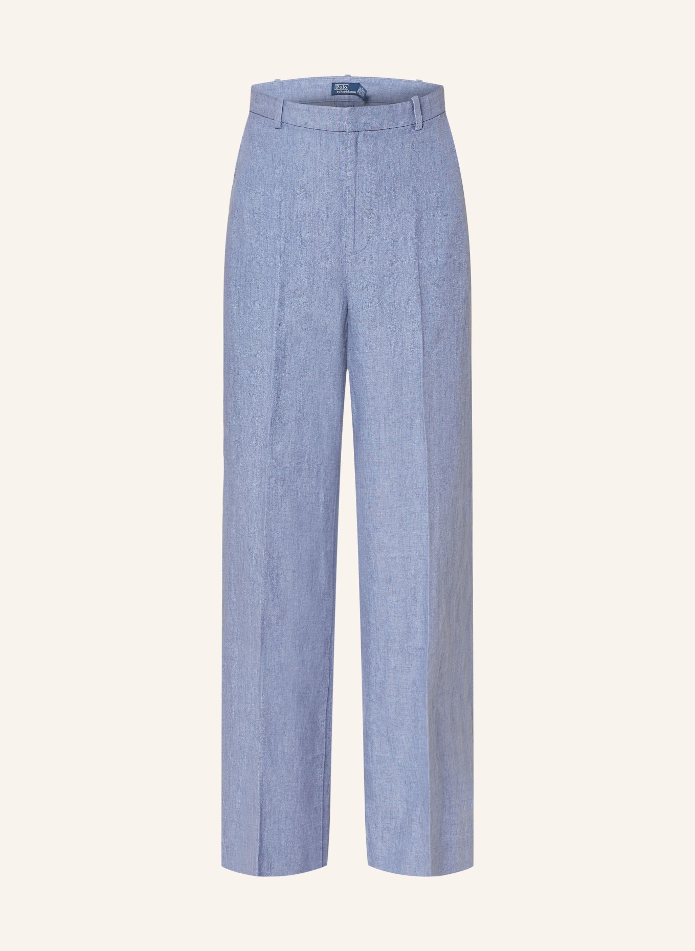 POLO RALPH LAUREN Linen trousers, Color: BLUE (Image 1)