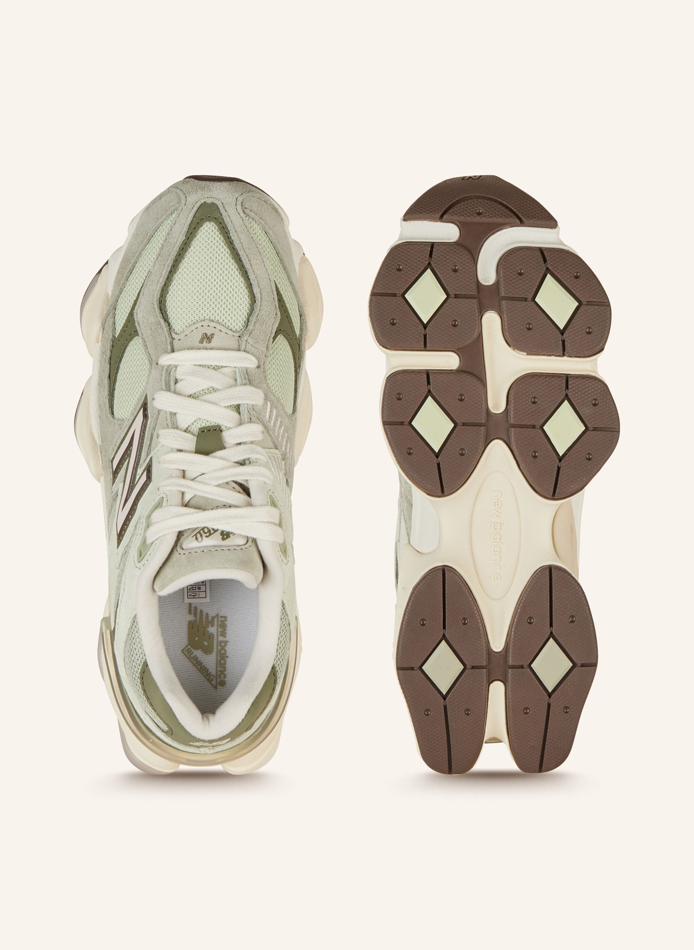 new balance Sneakers 9060, Color: OLIVE/ LIGHT GREEN (Image 5)