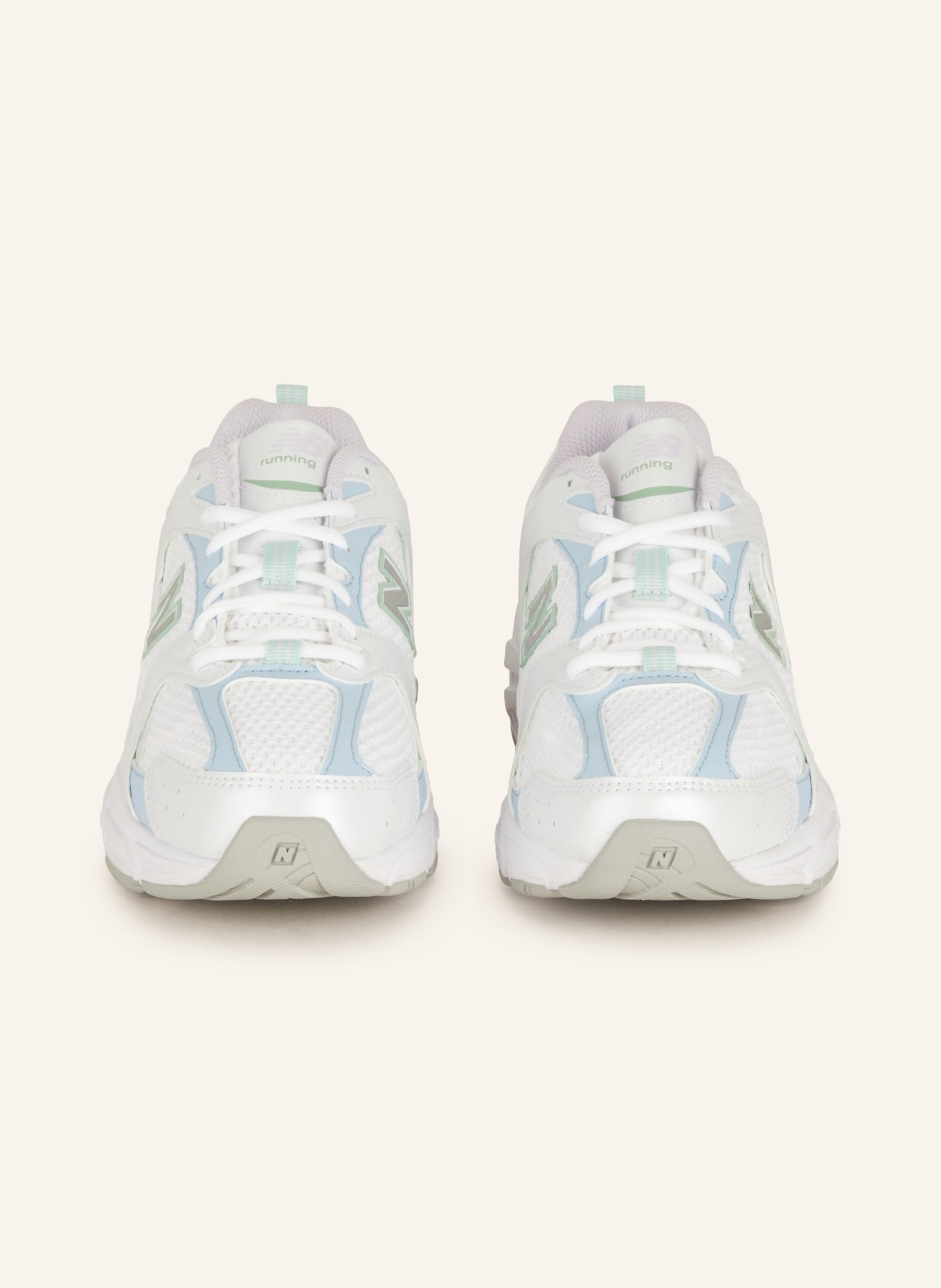new balance Sneakers 530, Color: WHITE/ LIGHT BLUE (Image 3)