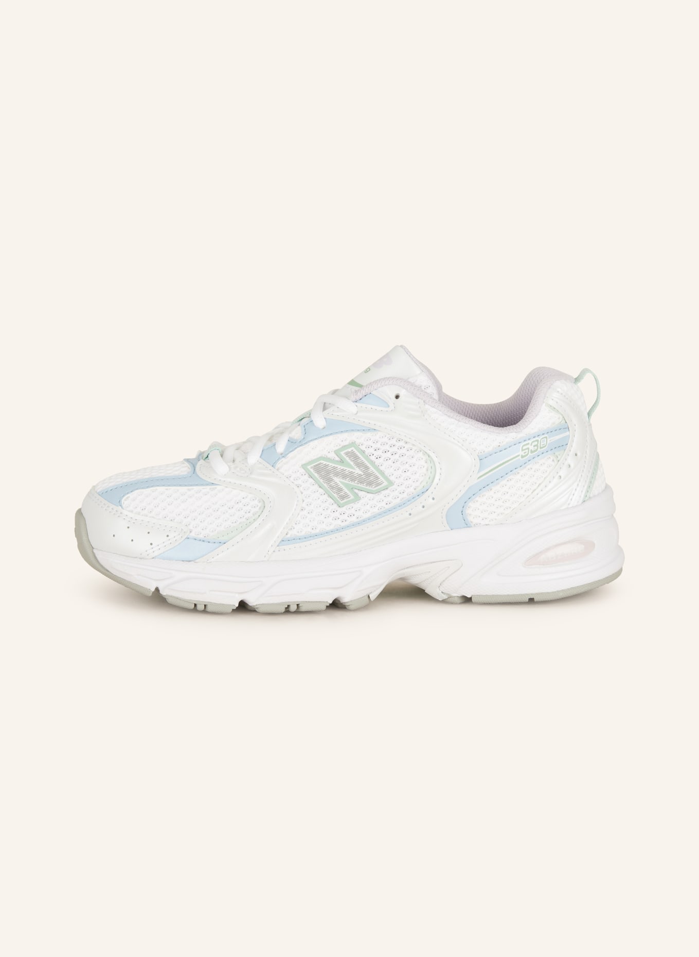new balance Sneakers 530, Color: WHITE/ LIGHT BLUE (Image 4)