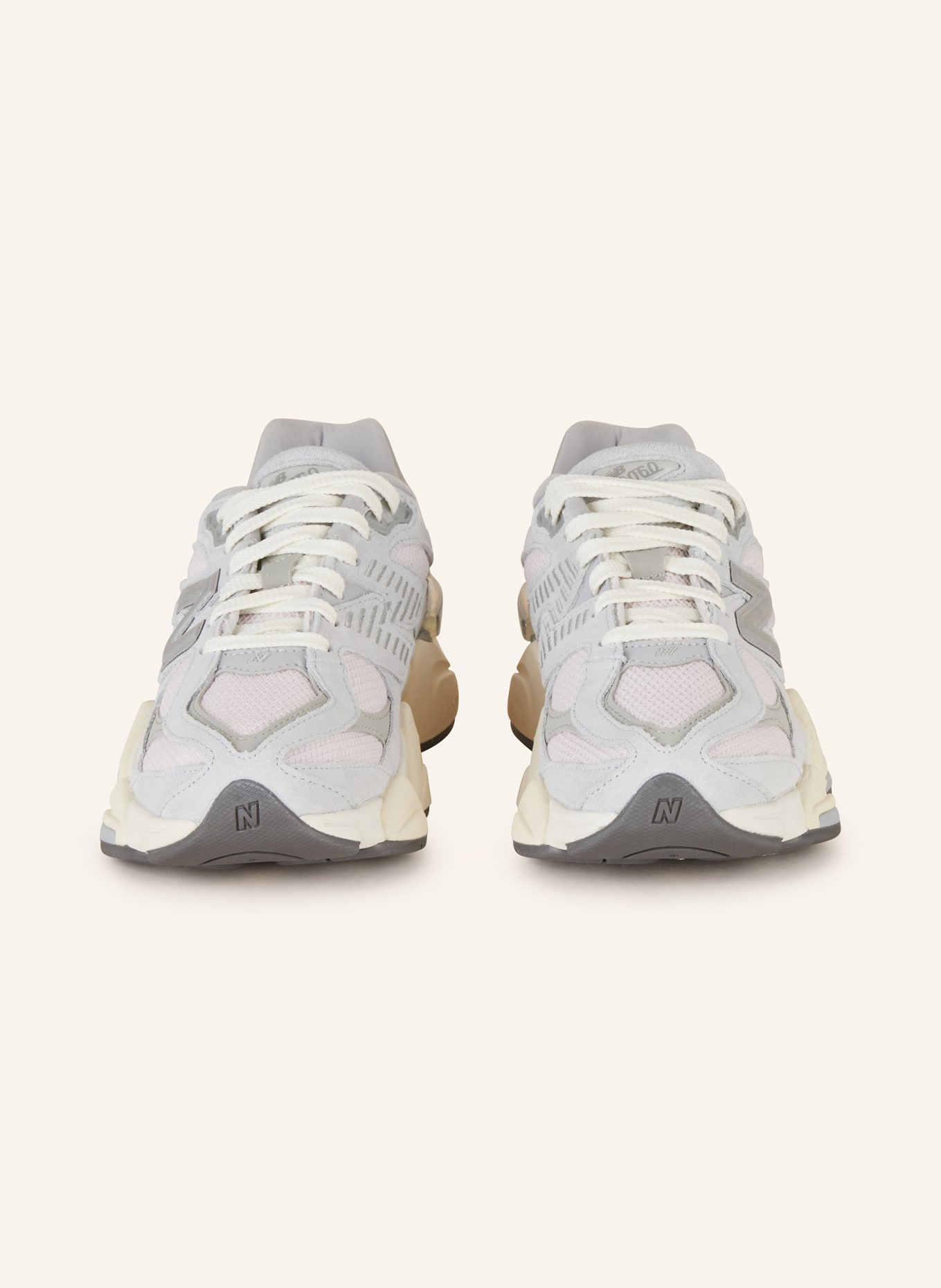 new balance Sneakers 9060, Color: LIGHT GRAY/ LIGHT PINK (Image 3)