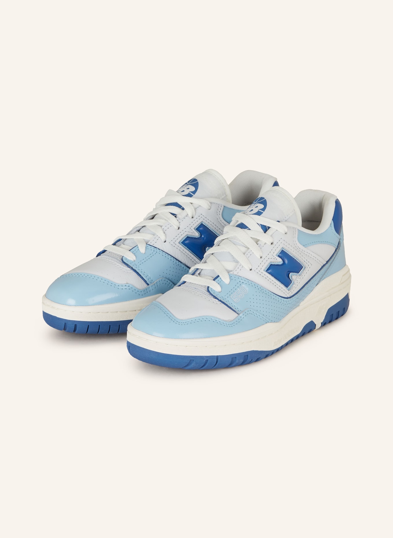 new balance Sneakers 550, Color: LIGHT BLUE/ WHITE (Image 1)