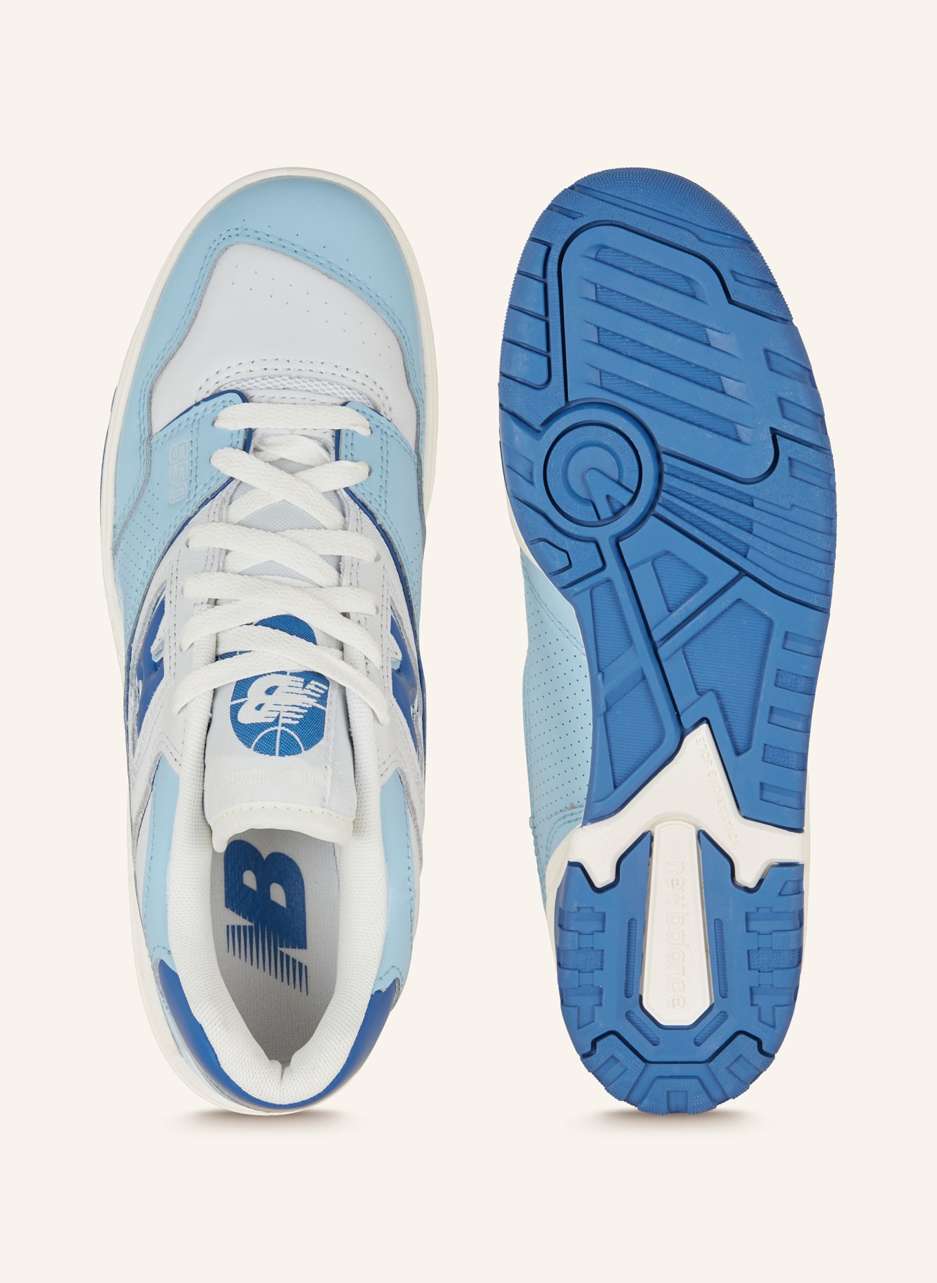 new balance Sneakers 550, Color: LIGHT BLUE/ WHITE (Image 5)