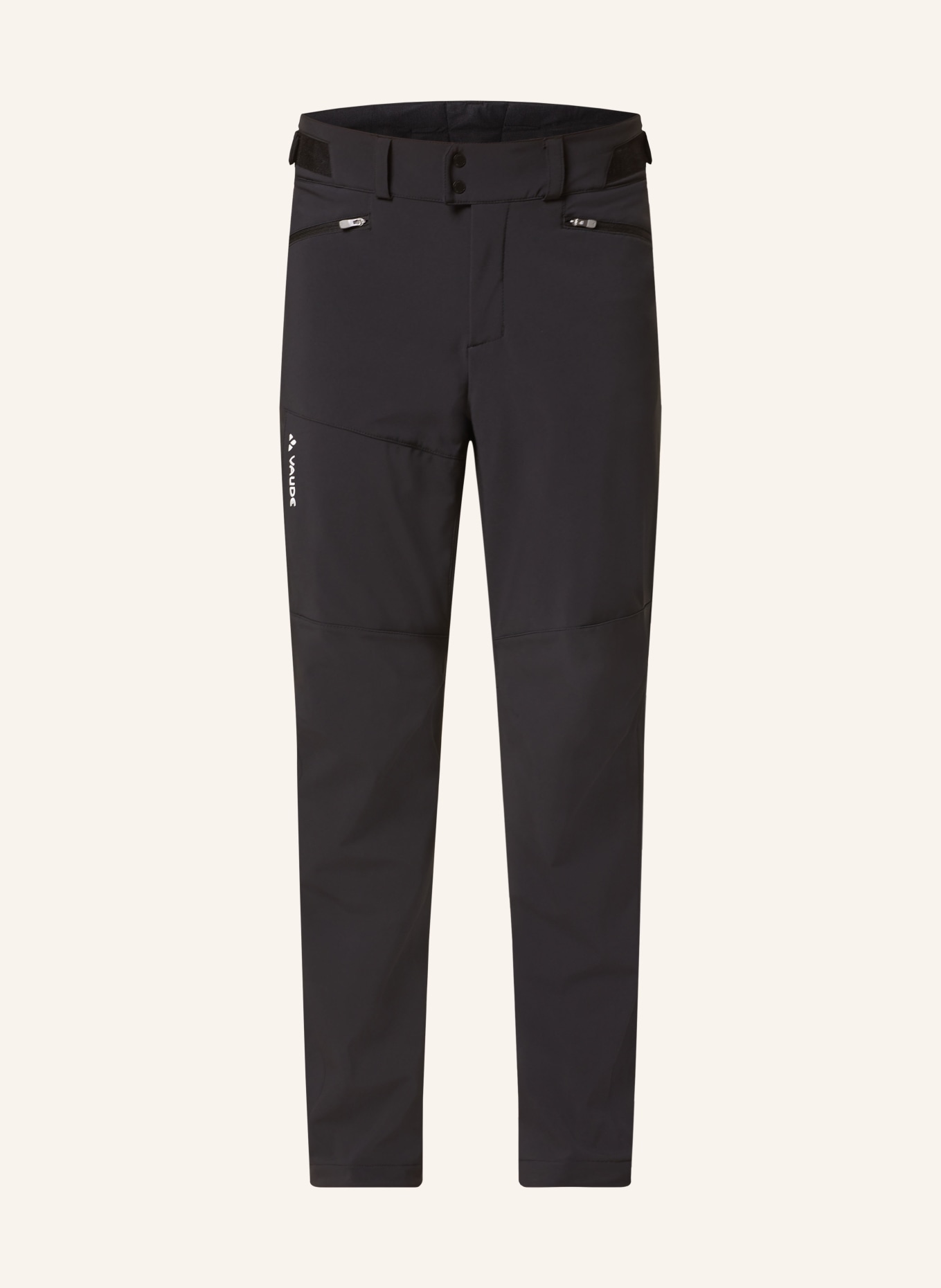 VAUDE Softshell trousers ELOPE, Color: BLACK (Image 1)