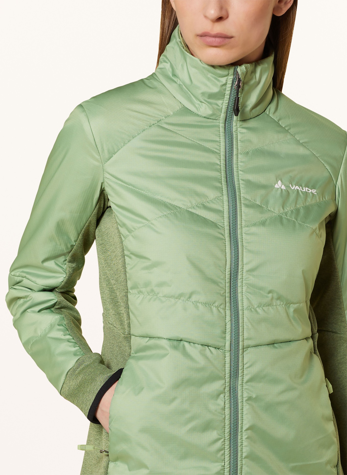 VAUDE Steppjacke VALSORDA: HELLGRÜN / OLIV
