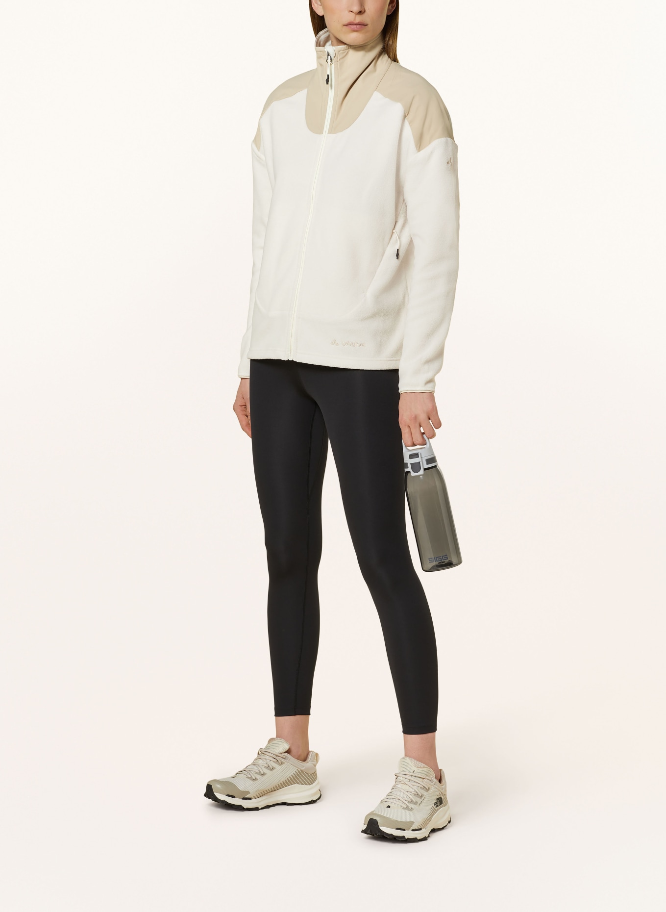 VAUDE Fleece jacket MINEO II, Color: ECRU (Image 2)
