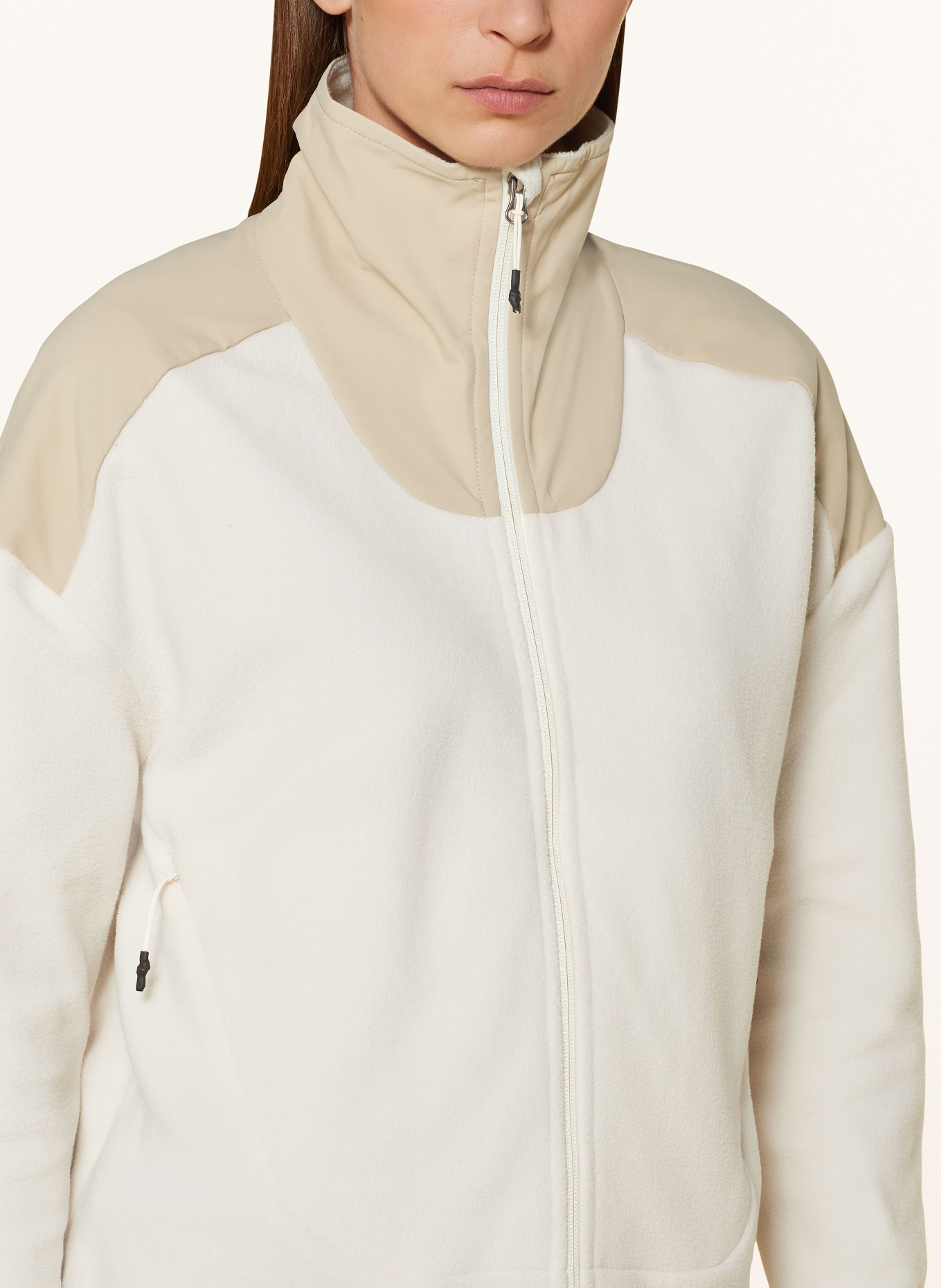 VAUDE Fleece jacket MINEO II, Color: ECRU (Image 4)