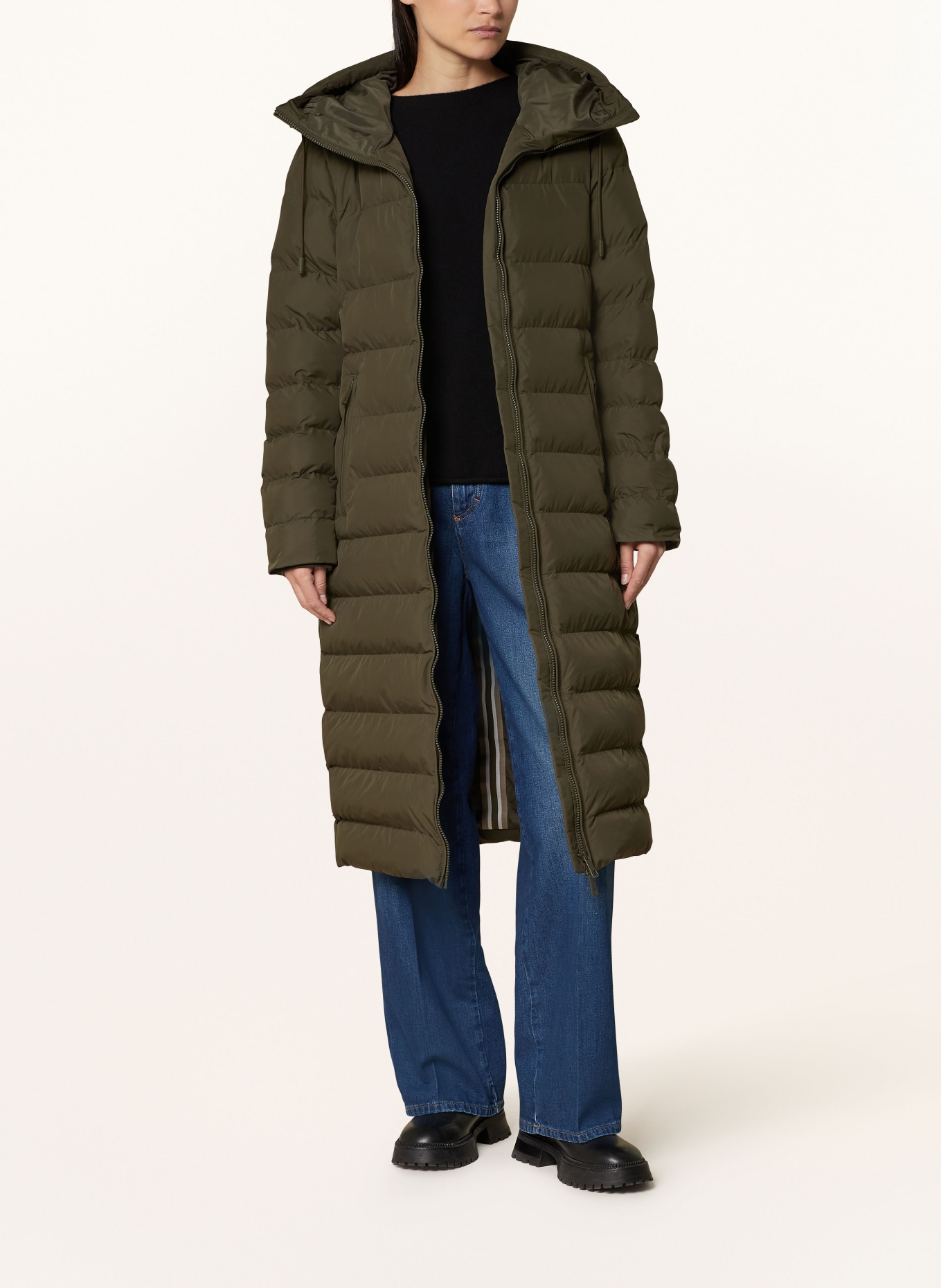 darling harbour Steppmantel mit DUPONT™ SORONA®-Isolierung: OLIV