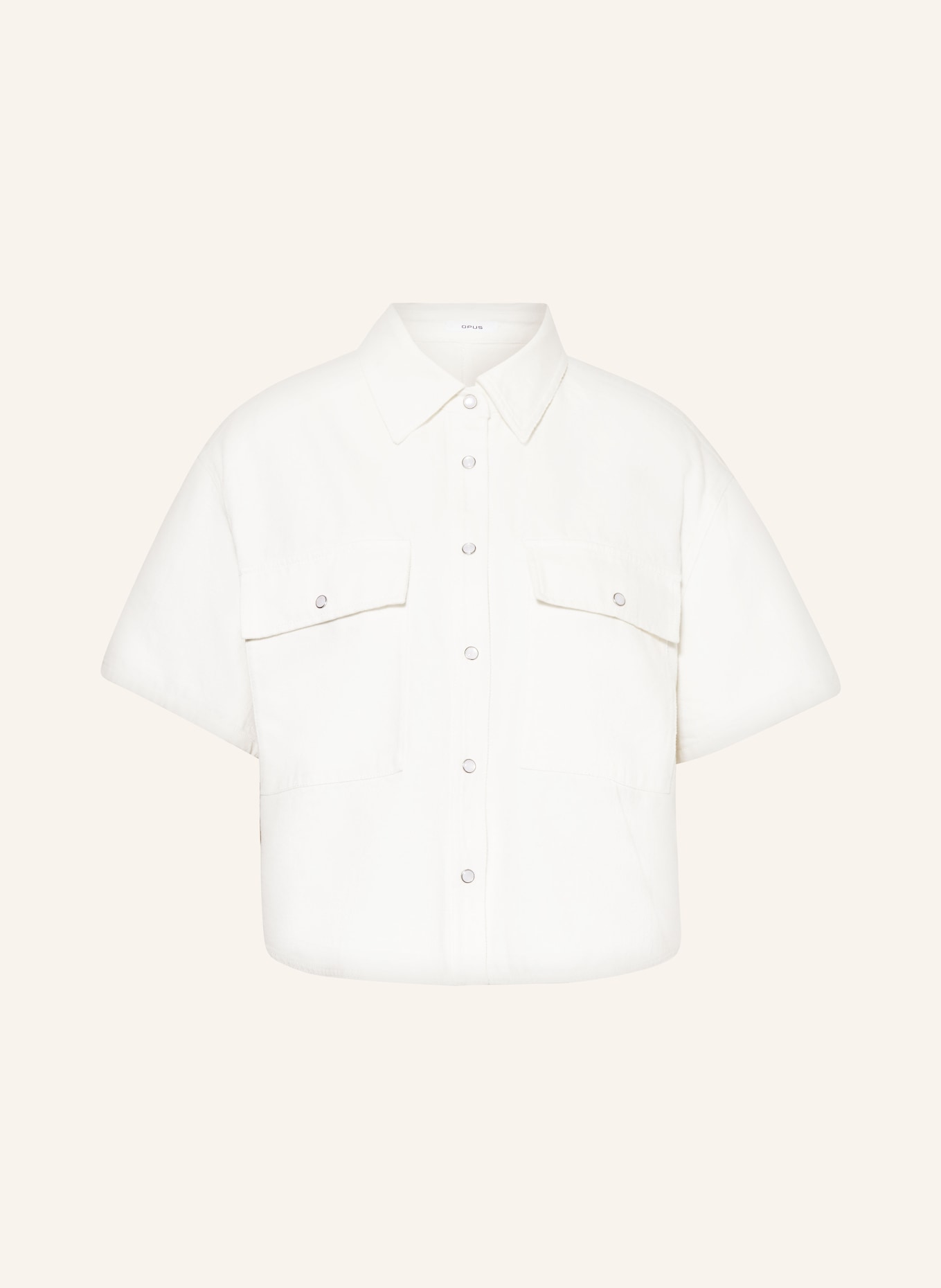 OPUS Denim blouse FERLO, Color: WHITE (Image 1)
