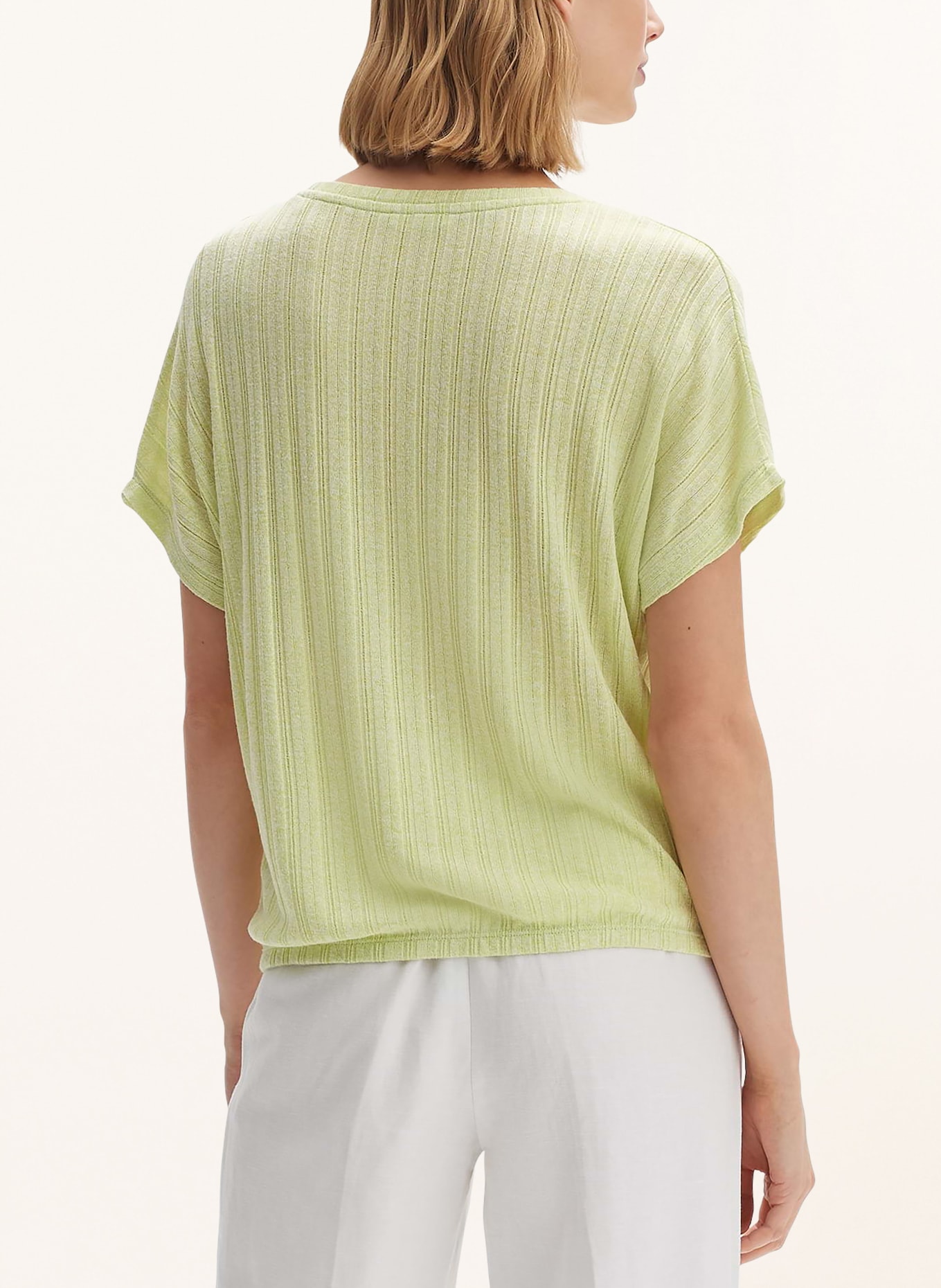 OPUS Knit shirt SASKILI, Color: LIGHT GREEN (Image 3)