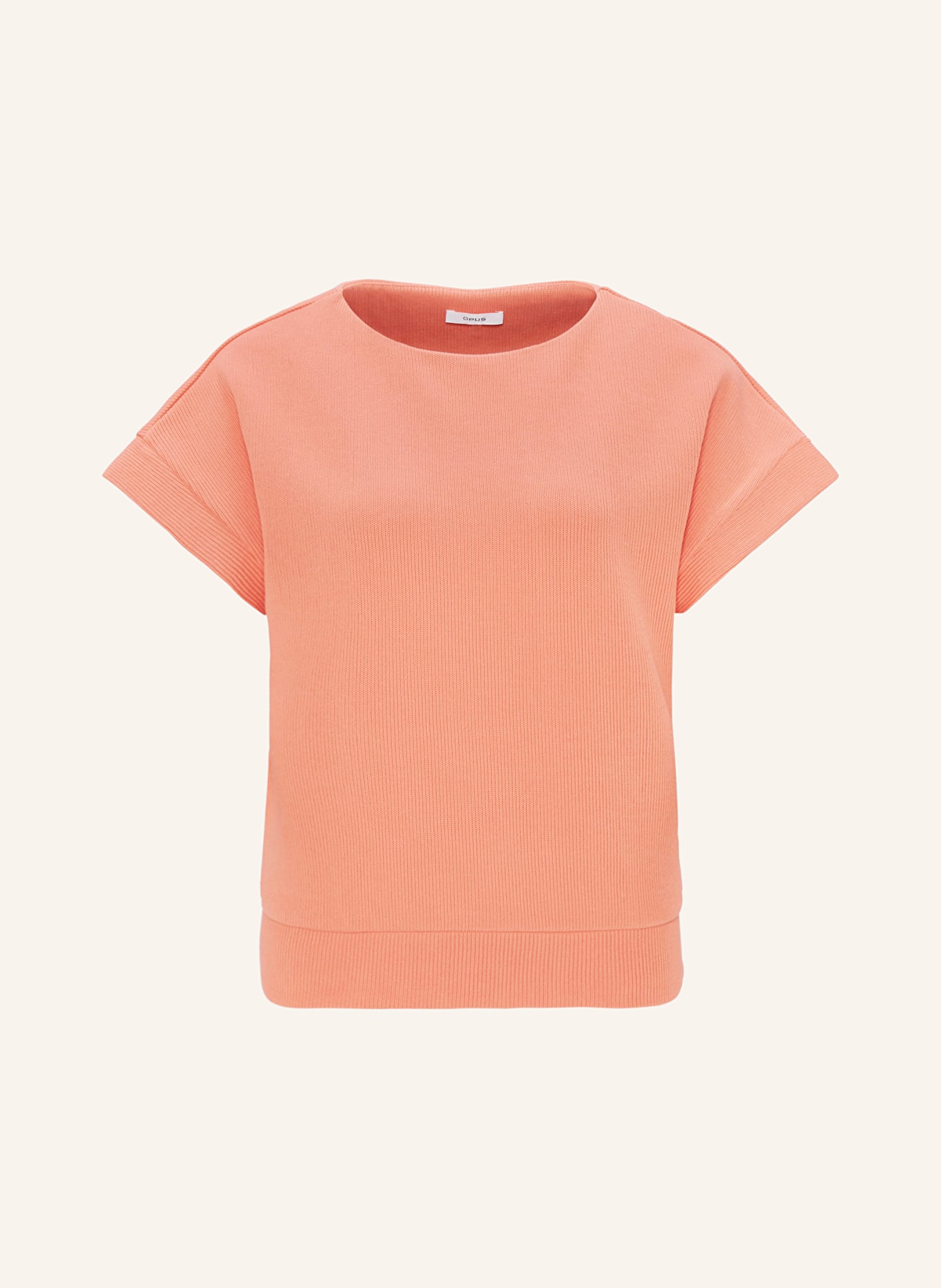 OPUS Knit shirt GRELINE, Color: SALMON (Image 1)