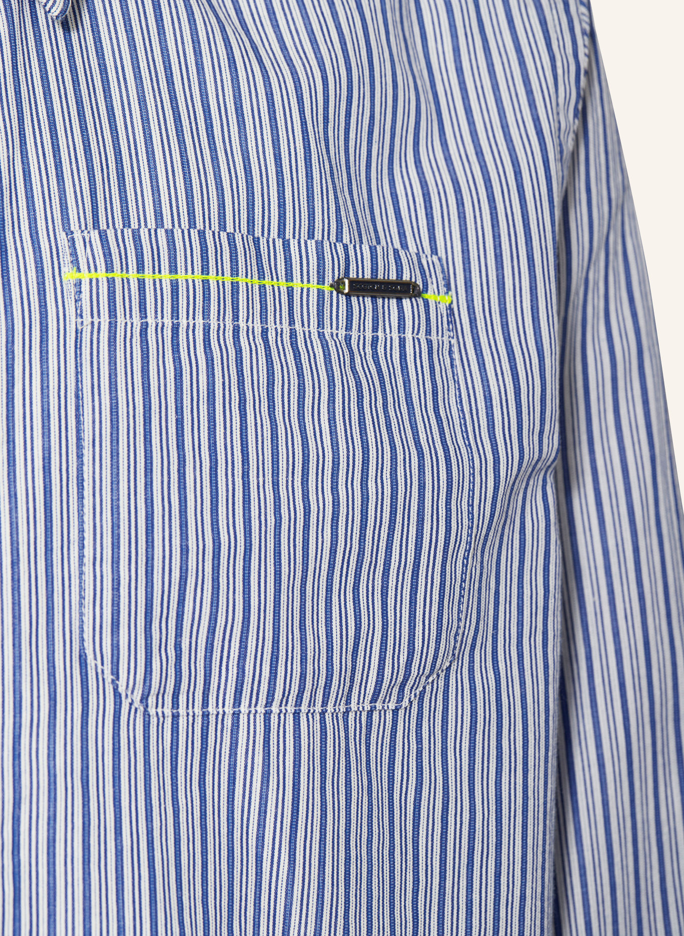 SCOTCH & SODA Hemd Regular Fit, Farbe: BLAU/ WEISS (Bild 3)