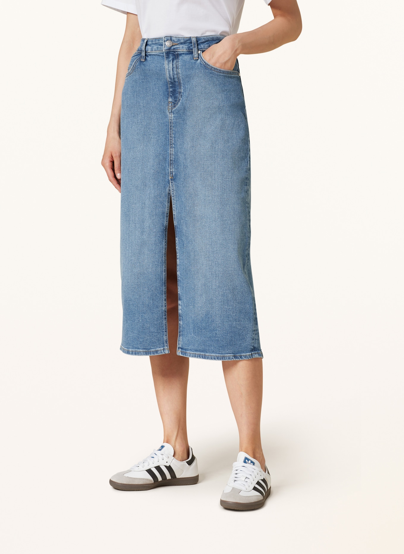 mavi Spódnica jeansowa MARIN, Kolor: NIEBIESKI (Obrazek 4)