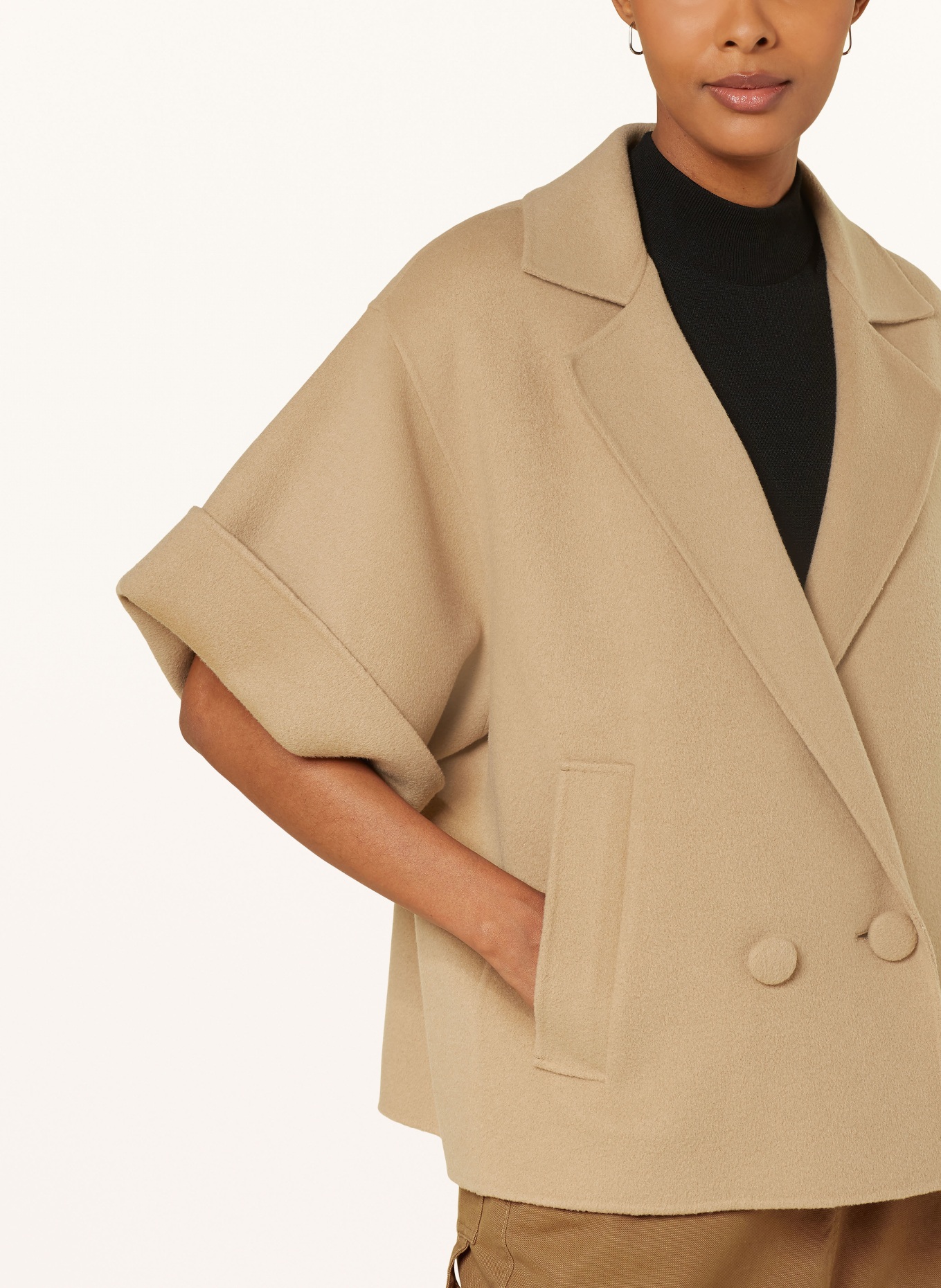 WEEKEND Max Mara Pea coat NAVARRA in camel