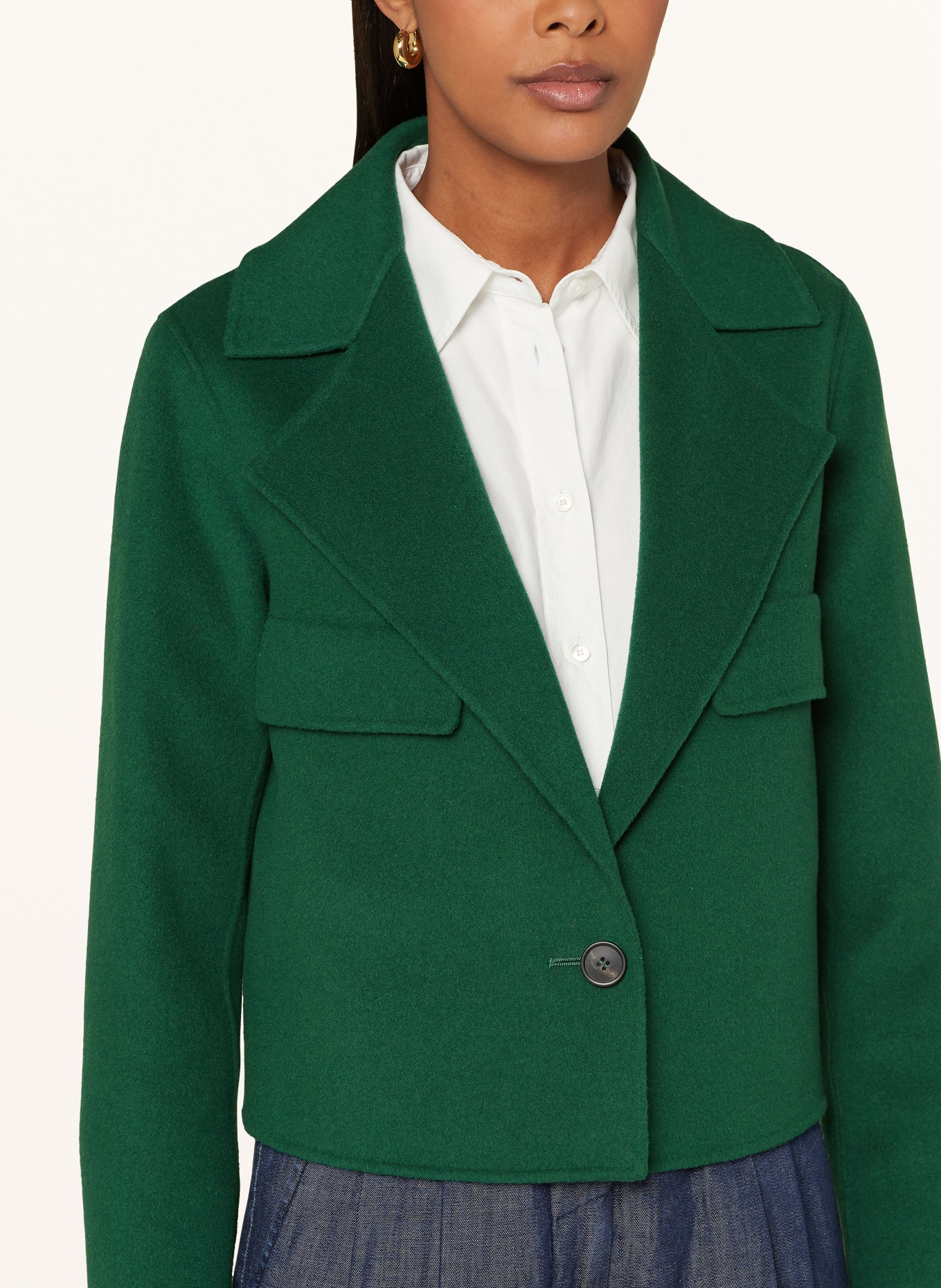 WEEKEND Max Mara Pea coat KELLY in green