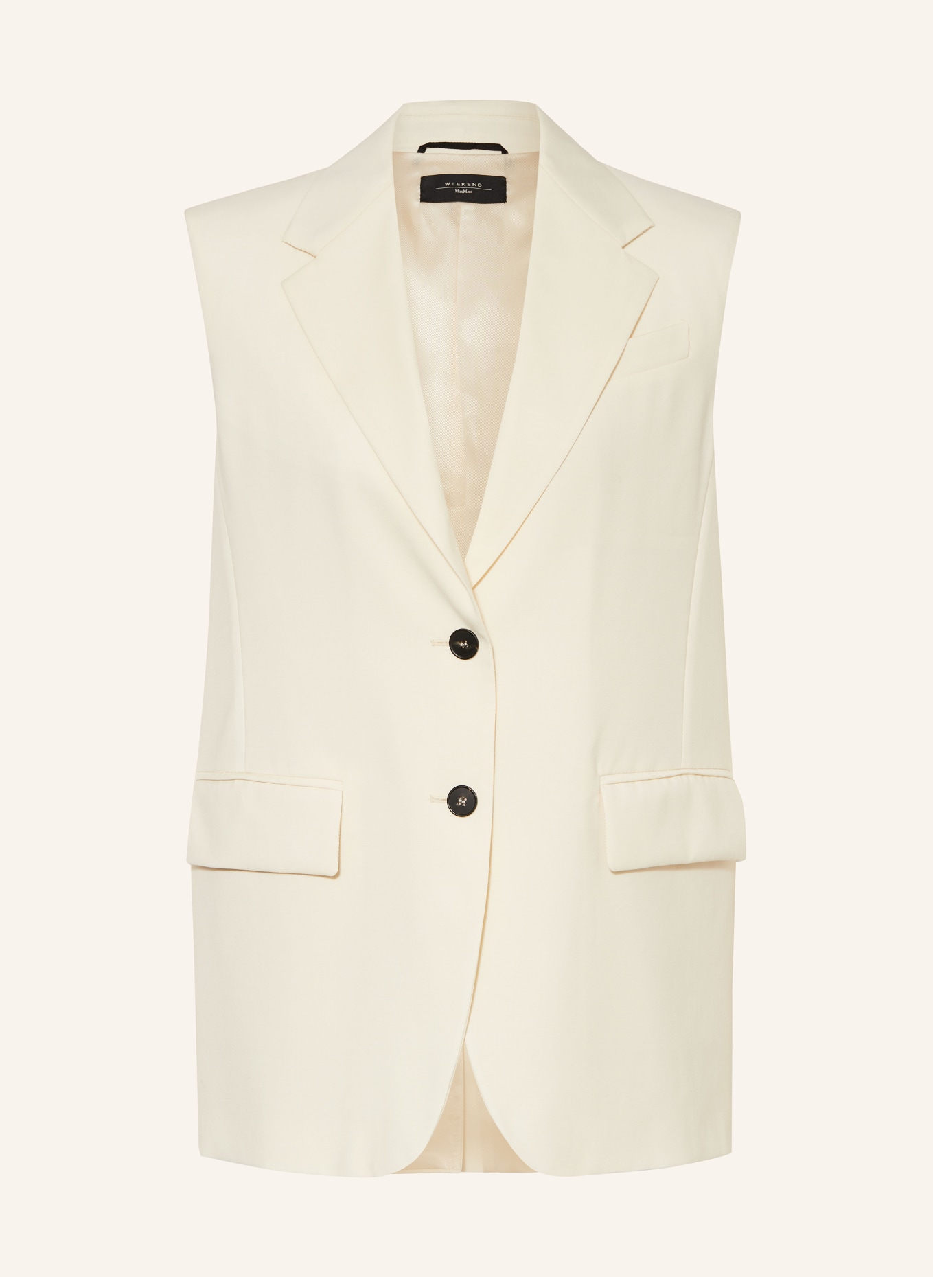 WEEKEND Max Mara Blazer vest DONNA, Color: ECRU (Image 1)