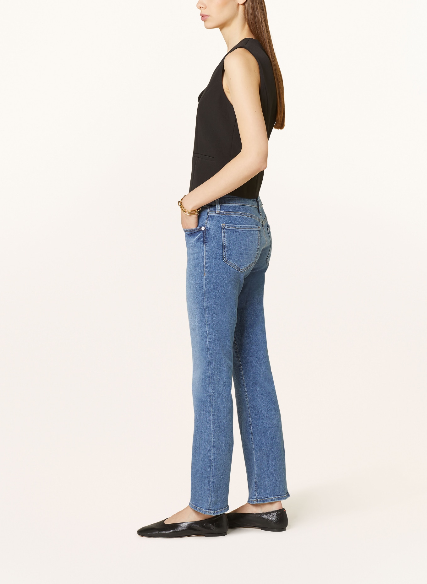 mavi Jeans BELLA, Farbe: 86845 dark brushed str (Bild 4)