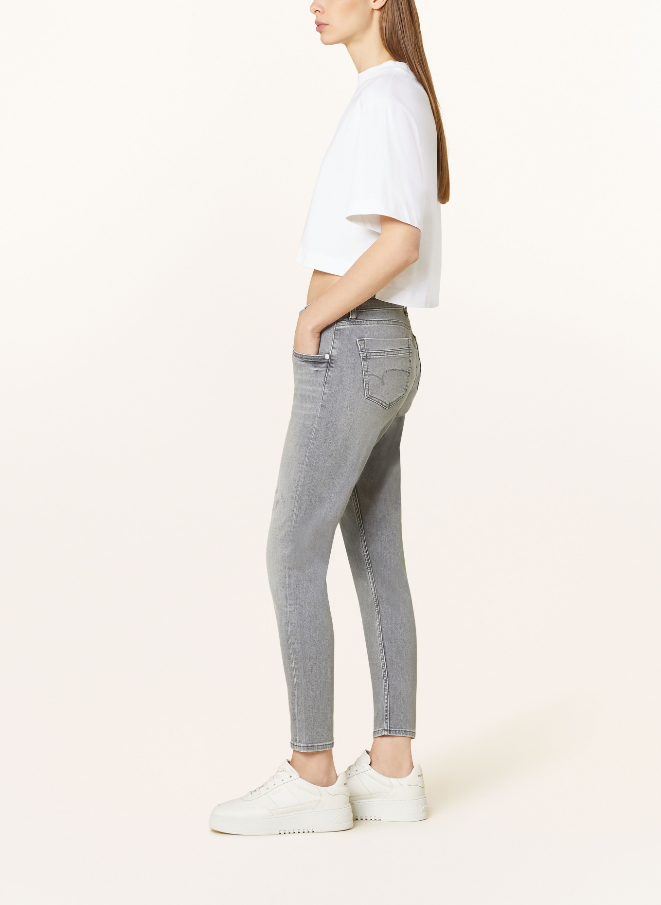 mavi 7/8-Jeans MATILDA, Farbe: 86874 grey brushed premium indigo (Bild 4)