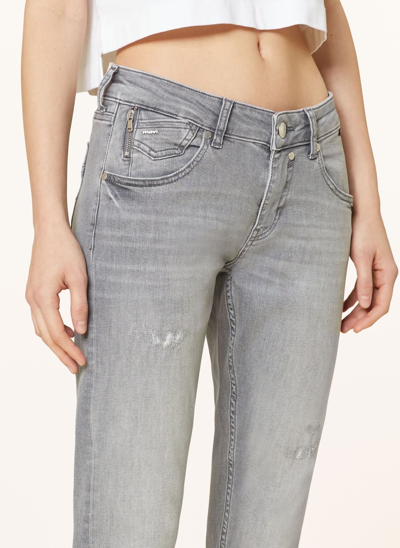 mavi 7/8 Jeans MATILDA, Color: 86874 grey brushed premium indigo (Image 5)