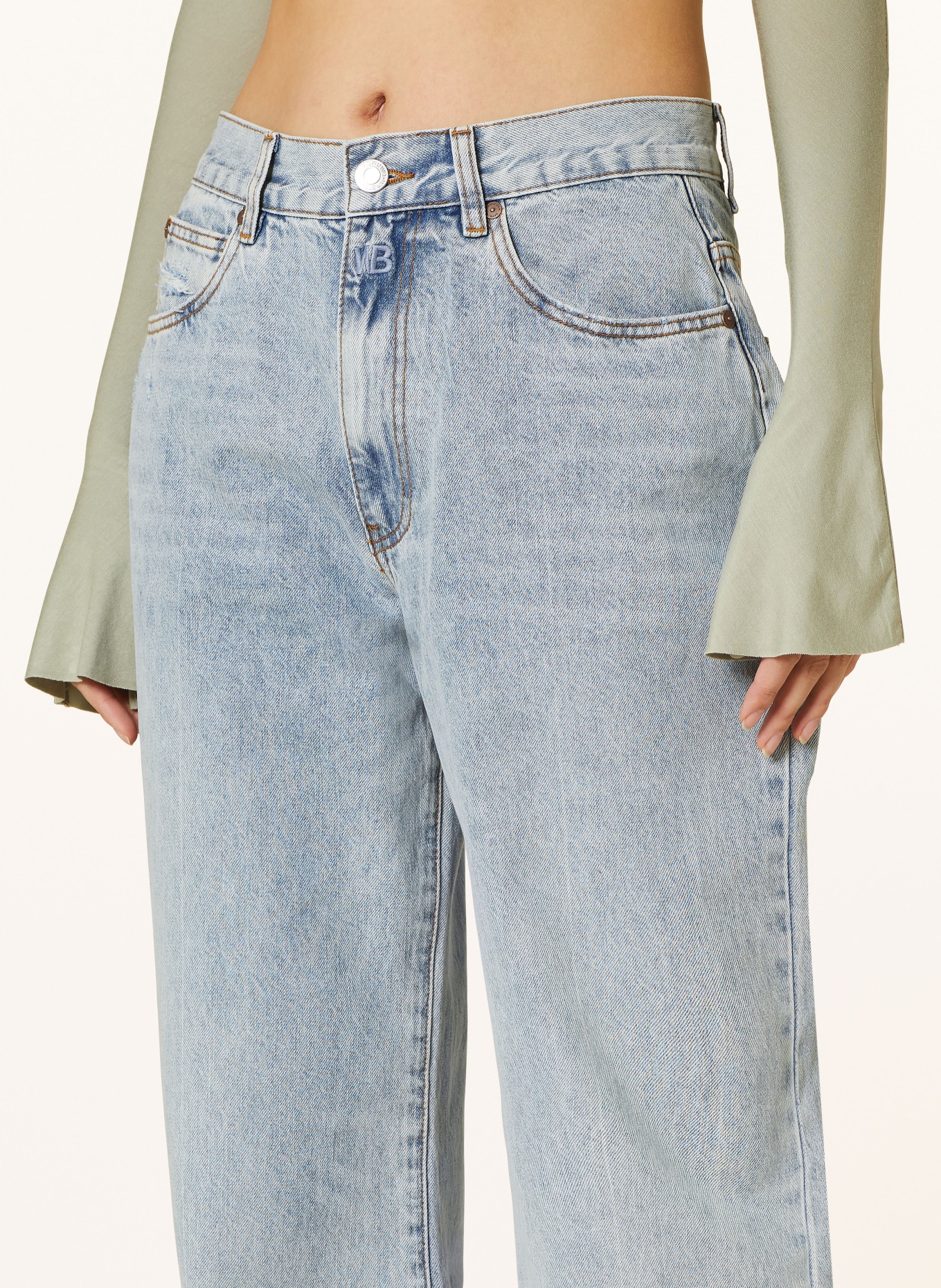 WRSTBHVR Culotte jeans DILANE, Color: FADED BLUE (Image 5)