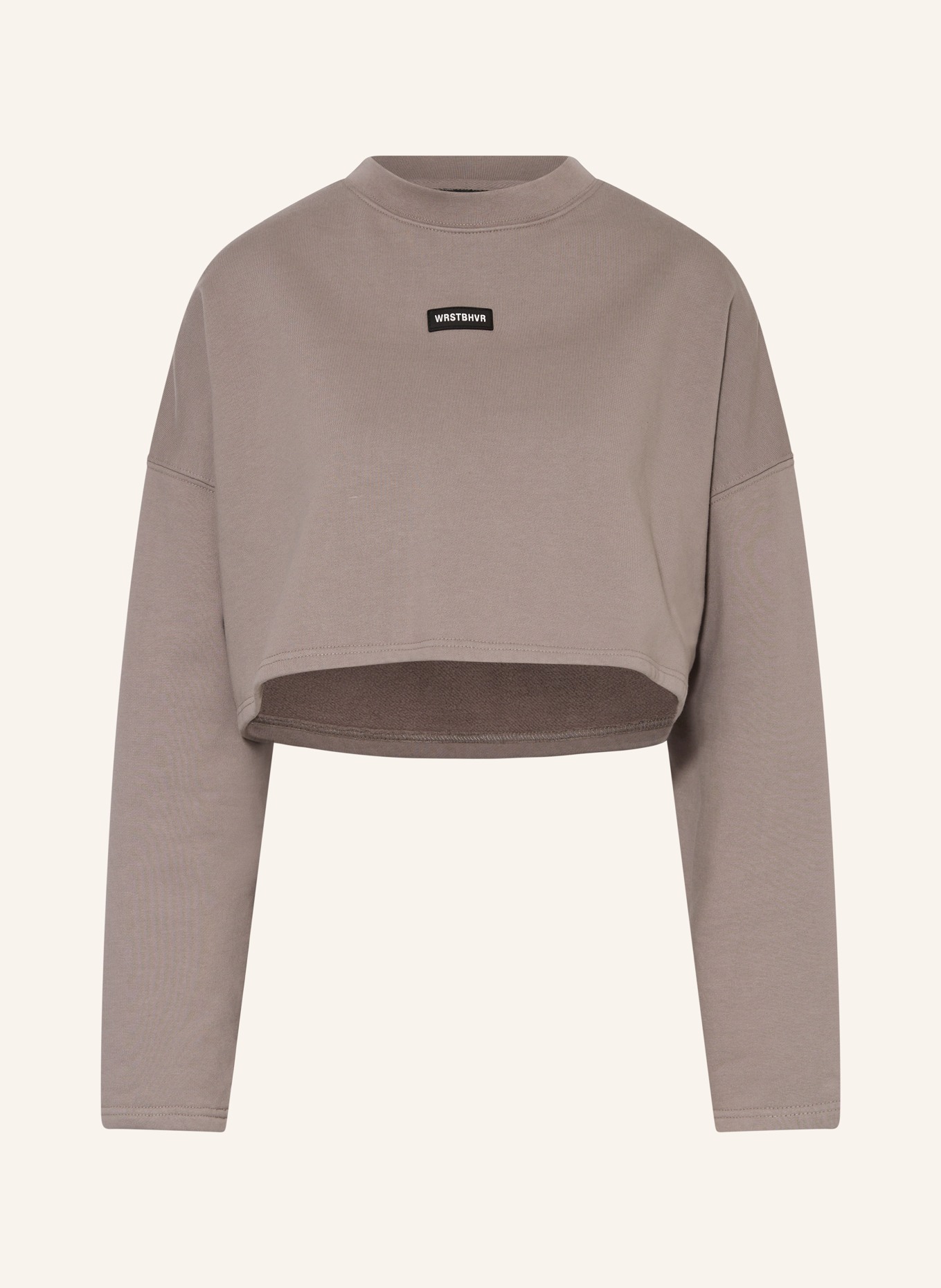 WRSTBHVR Cropped sweatshirt ZAYN, Color: TAUPE (Image 1)