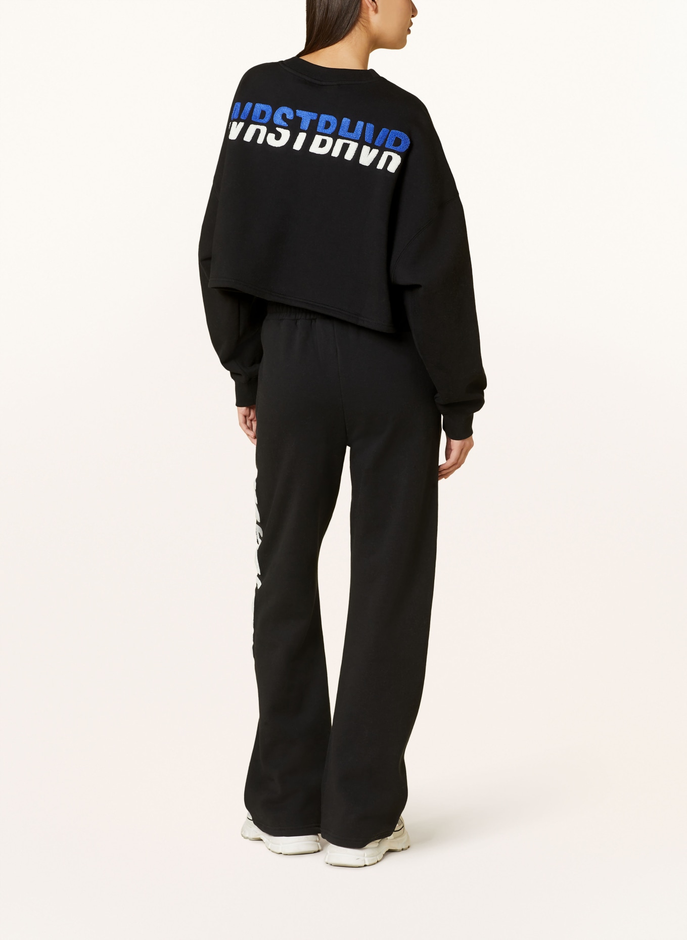 WRSTBHVR Cropped sweatshirt SLATA, Color: BLACK (Image 2)