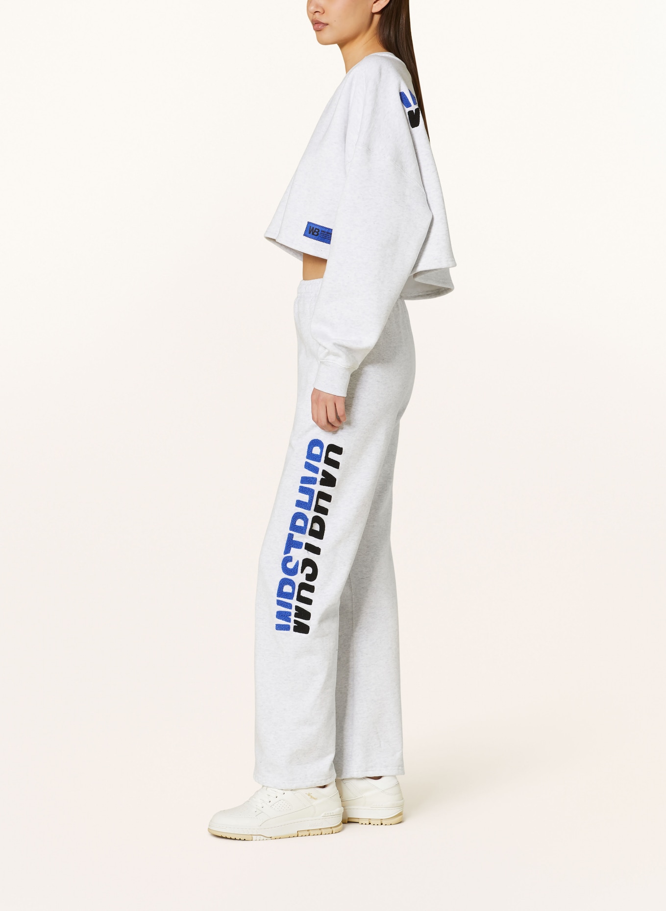 WRSTBHVR Spodnie dresowe SLATA, Kolor: JASNOCZARY (Obrazek 4)
