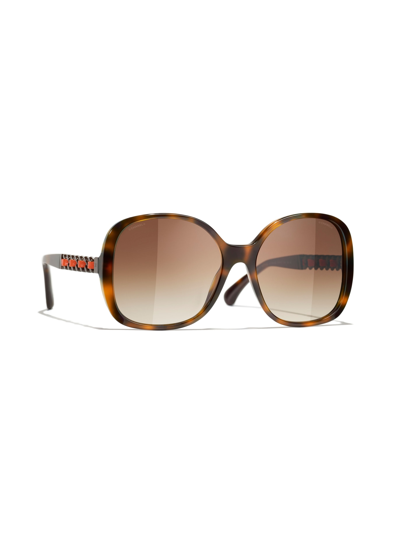 CHANEL Square sunglasses: 1761S5 - HAVANA/ BROWN GRADIENT