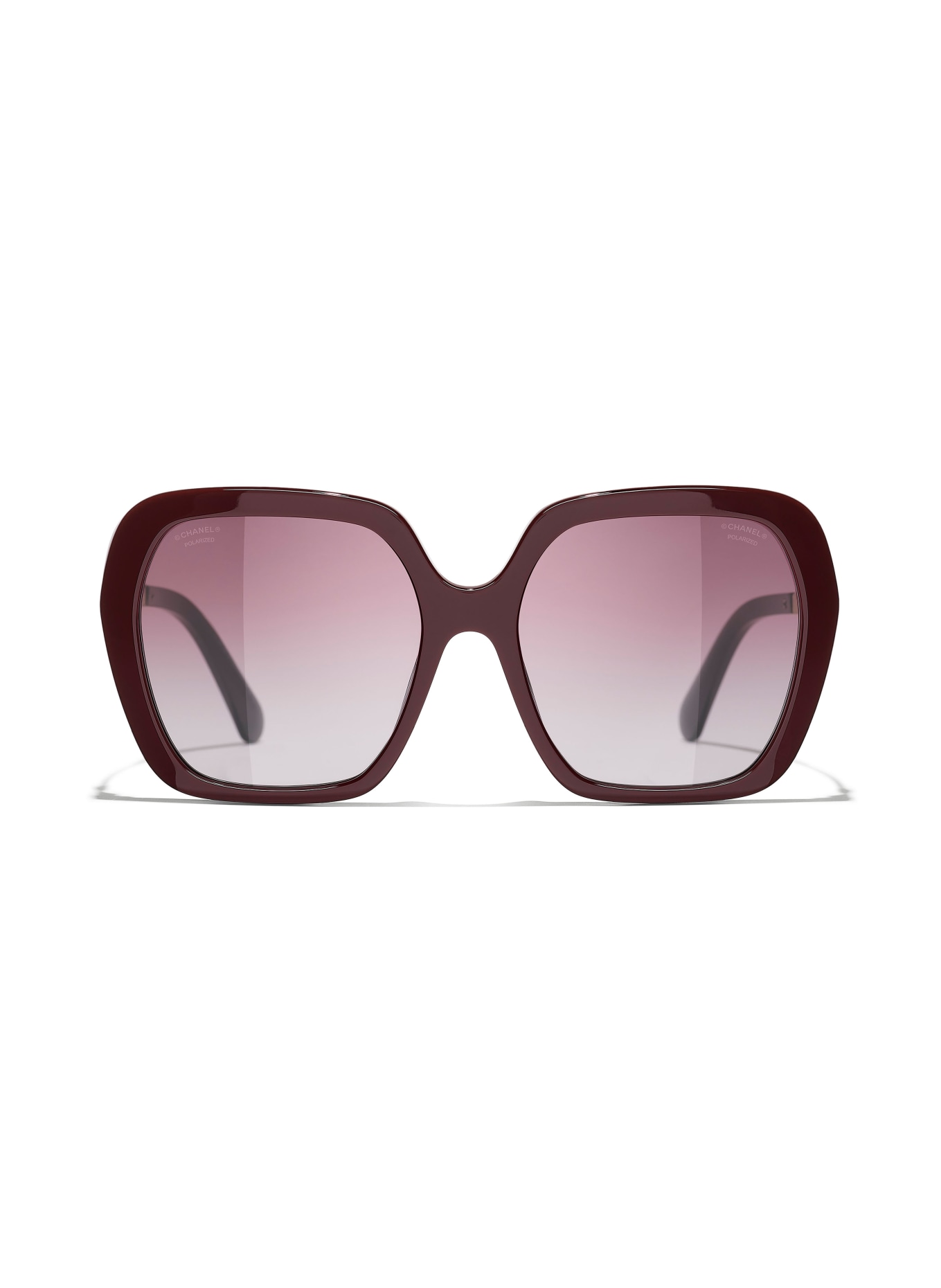 CHANEL Quadratische Sonnenbrille, Farbe: 1461K5 - DUNKELROT (Bild 2)